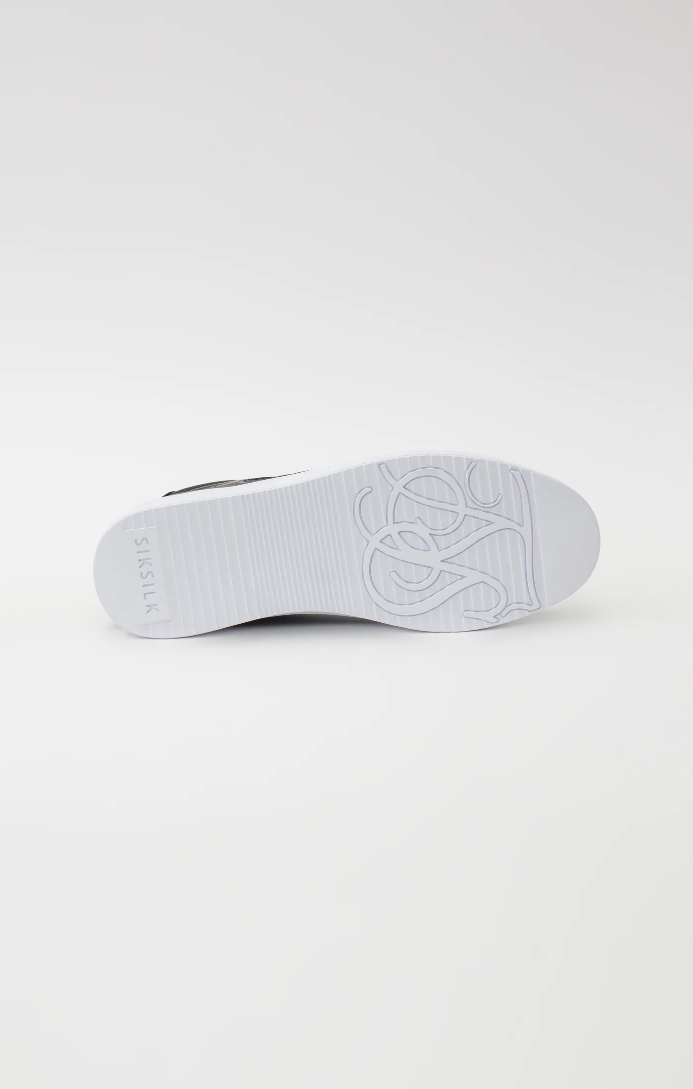 Black Croc Effect Low-Top Trainer - Image 2