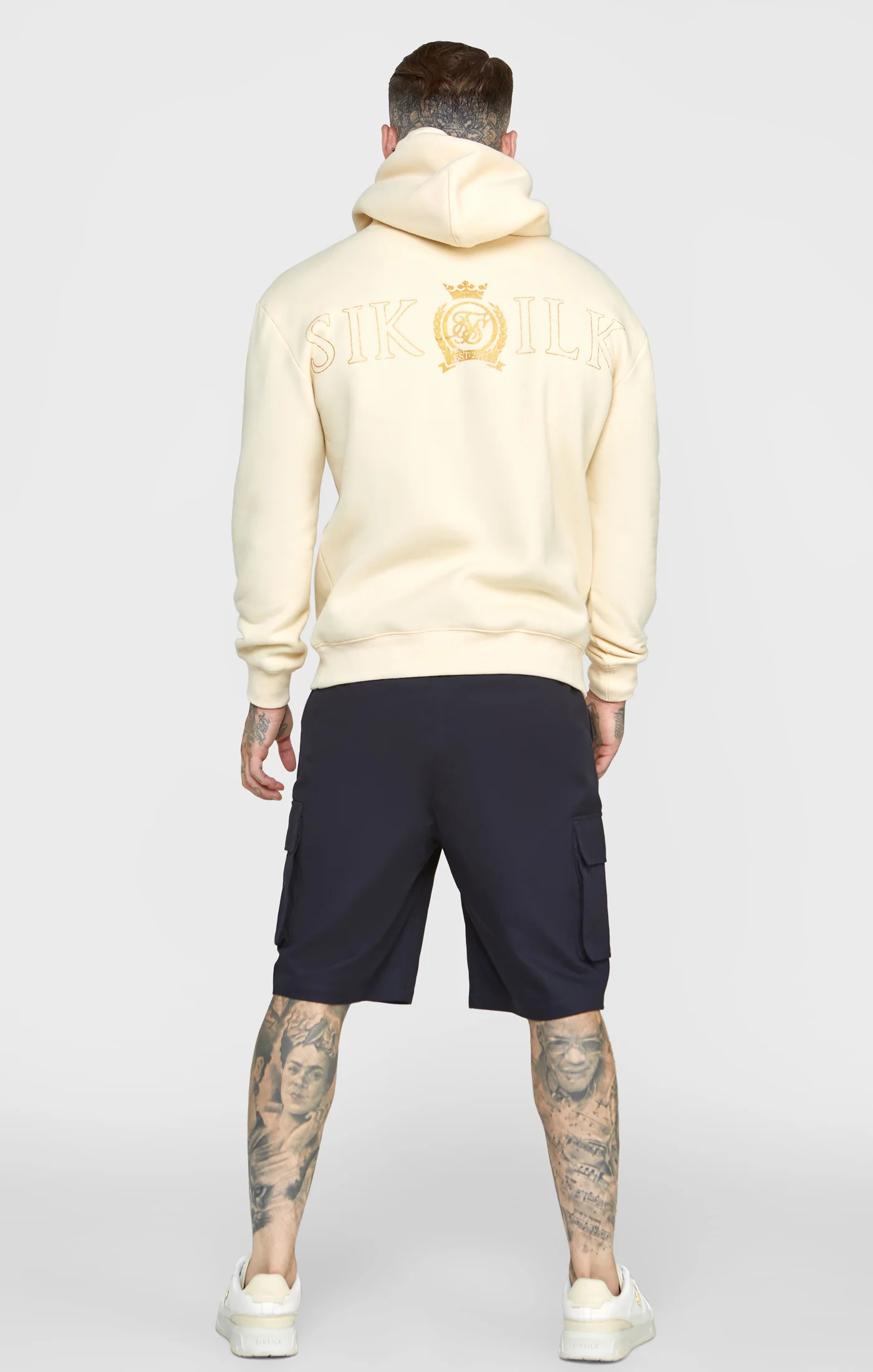Ecru Foil Hoodie - Image 5