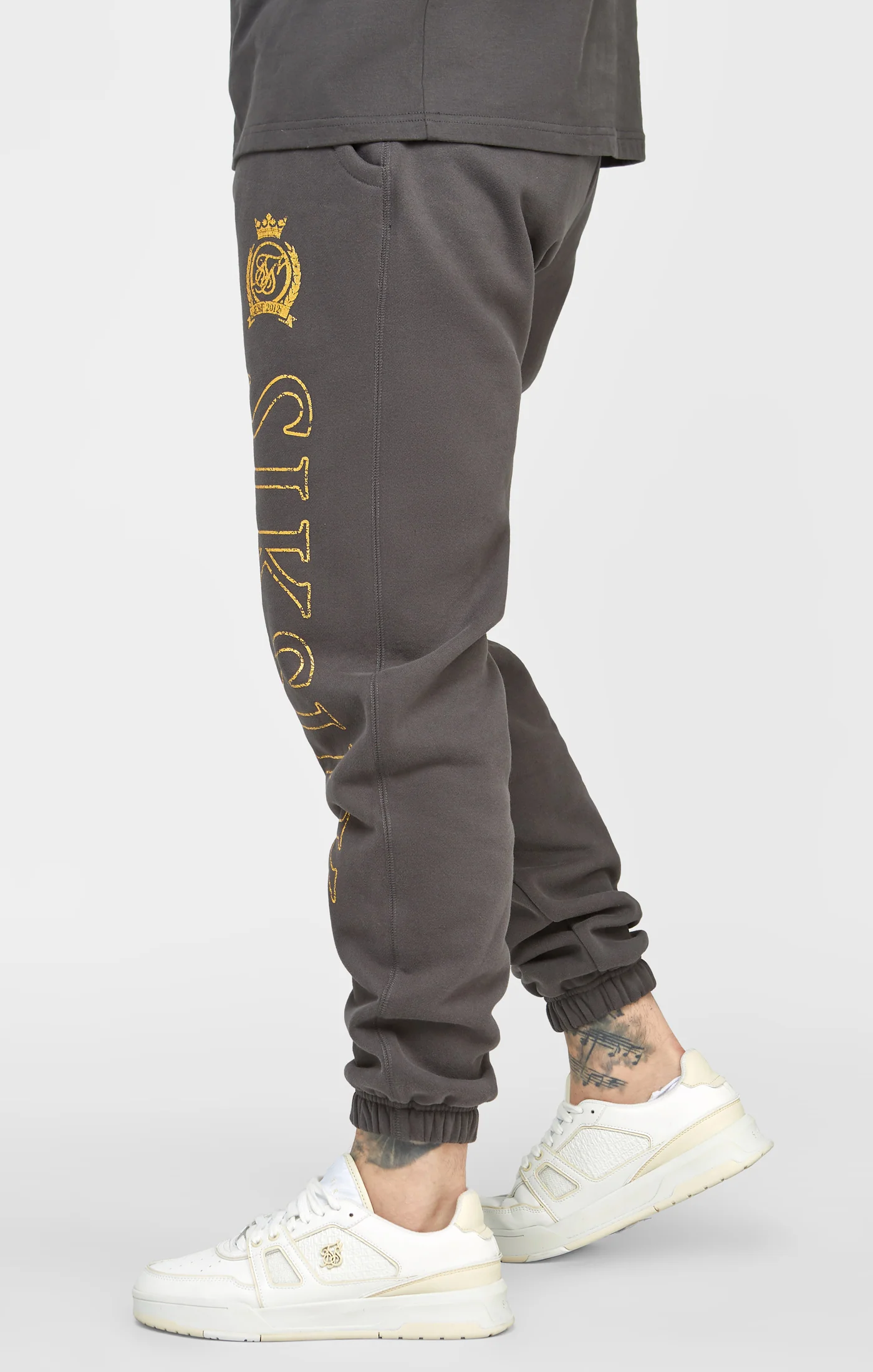 Black & Gold Relaxed Jogger - Image 2