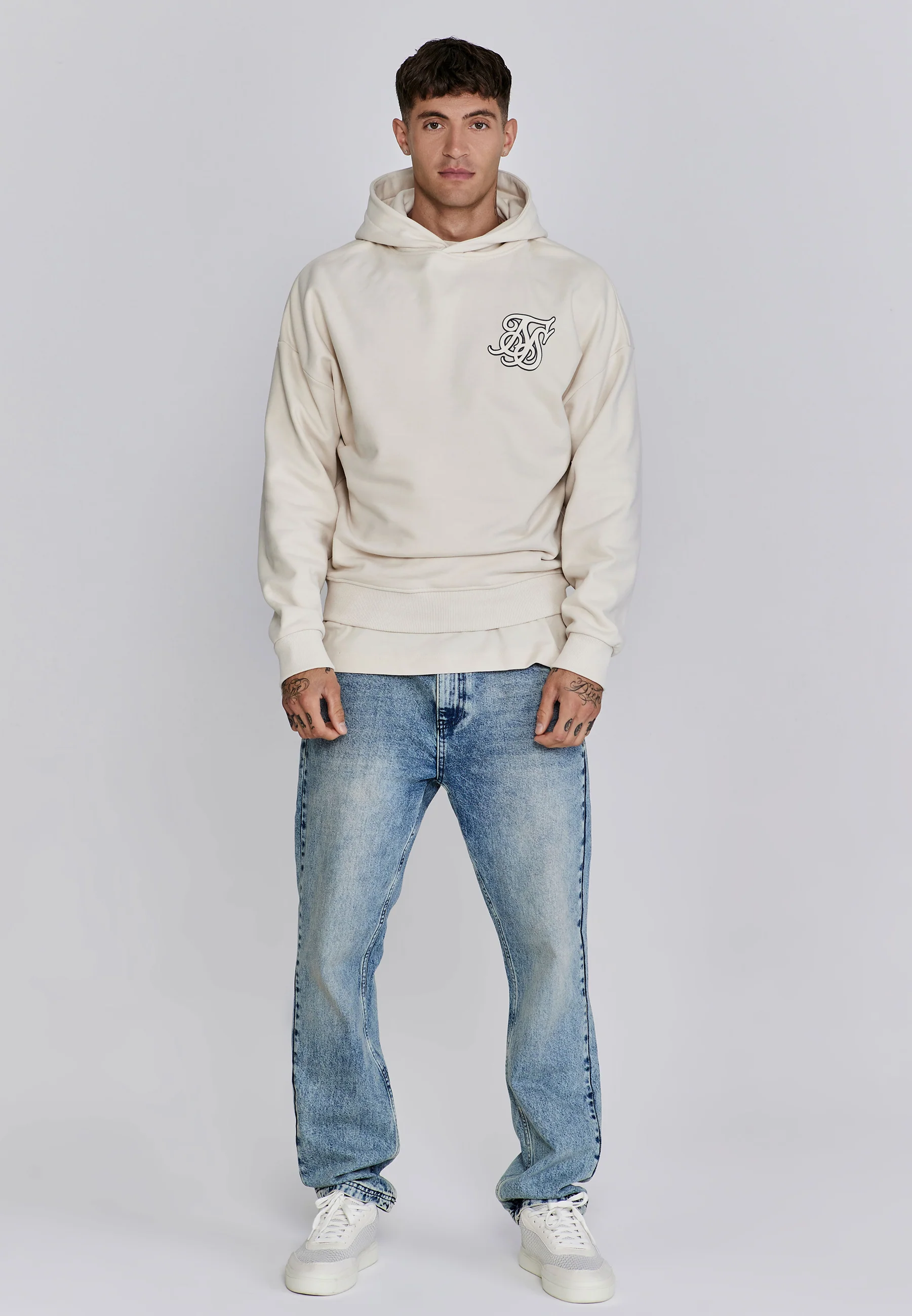 Ecru Graphic Hoodie - Image 2
