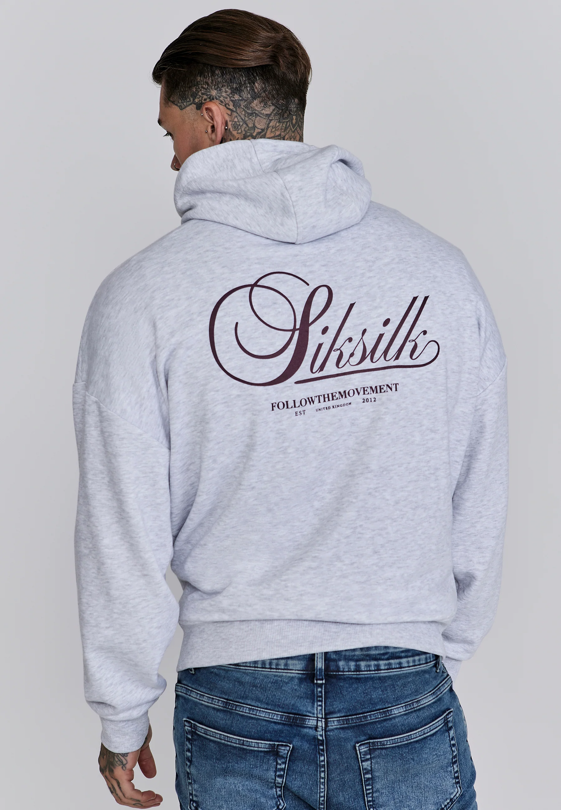 Snow Marl Graphic Hoodie - Image 3