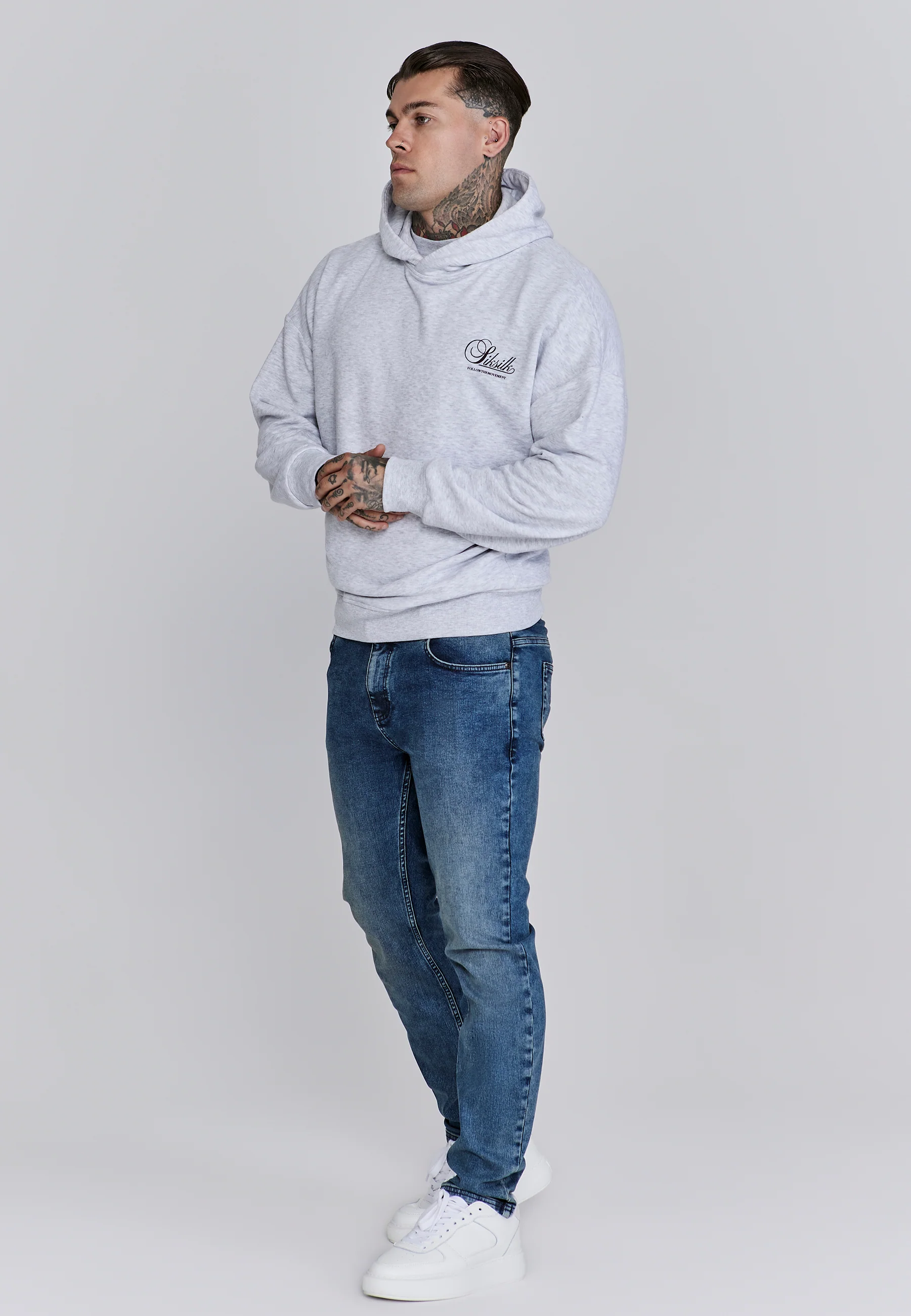 Snow Marl Graphic Hoodie - Image 4