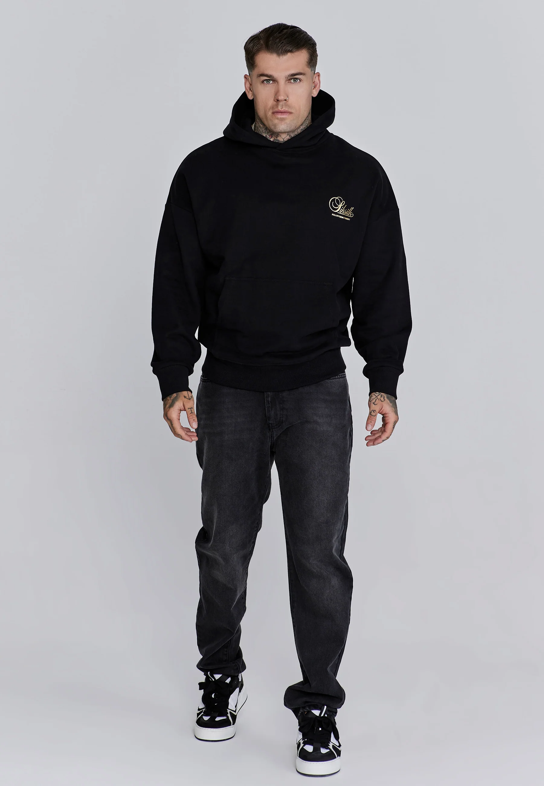Black Graphic Hoodie - Image 2