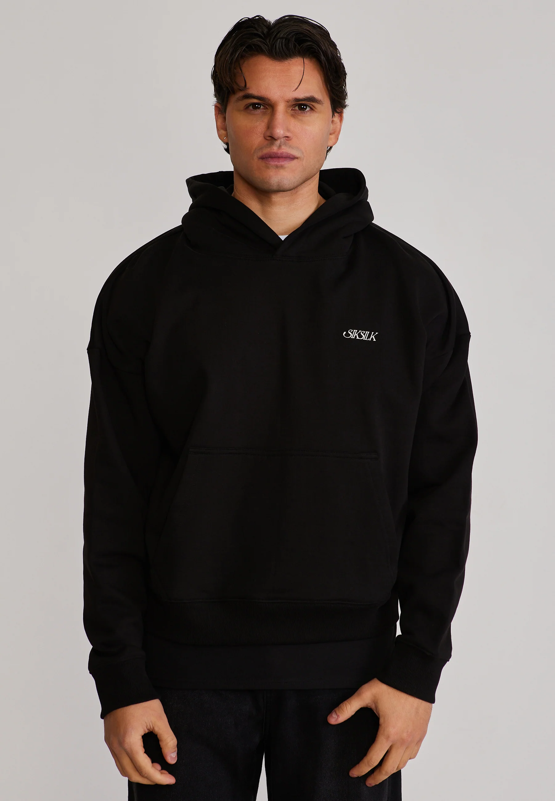 Black Graphic Hoodie
