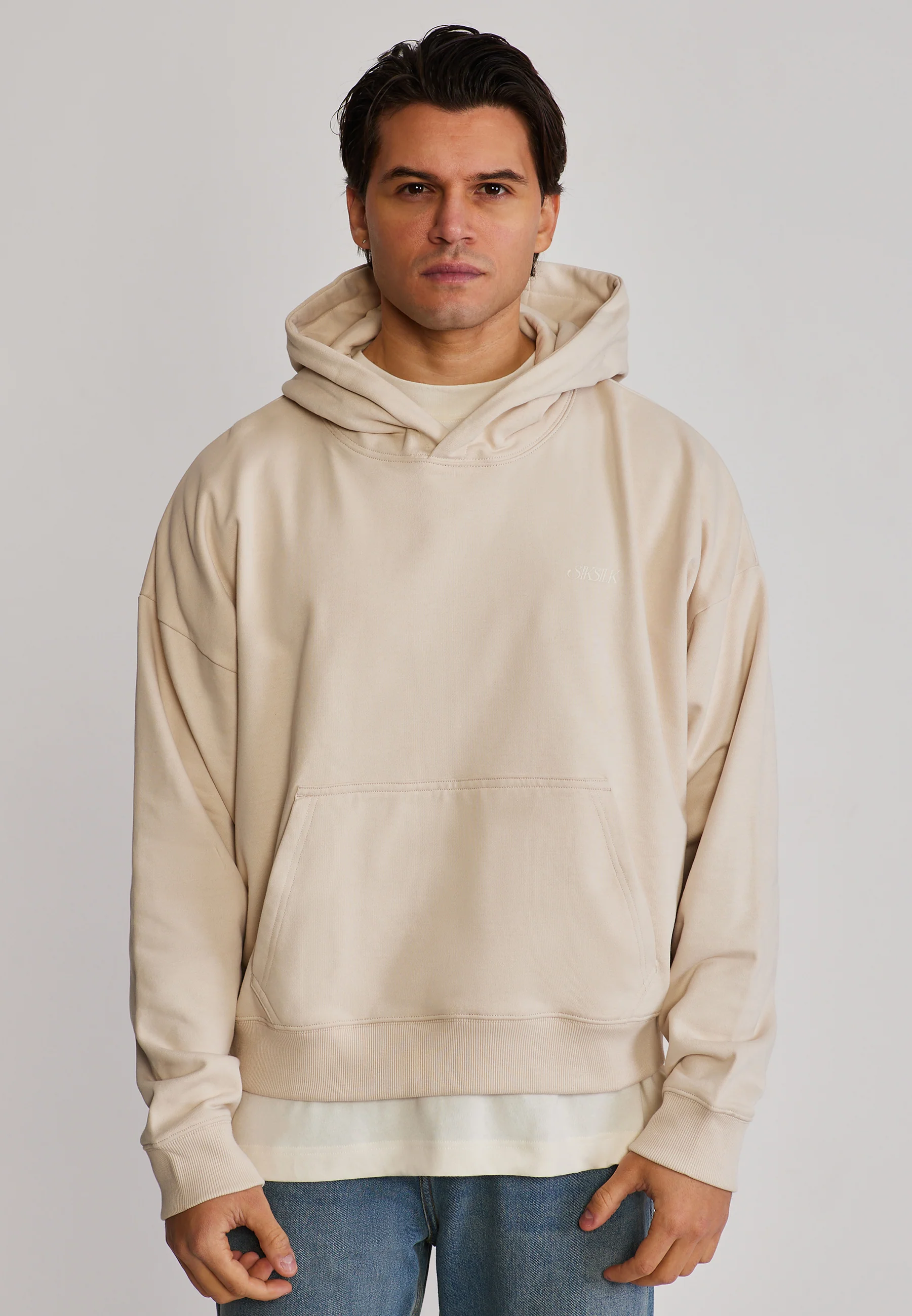 Ecru Graphic Hoodie