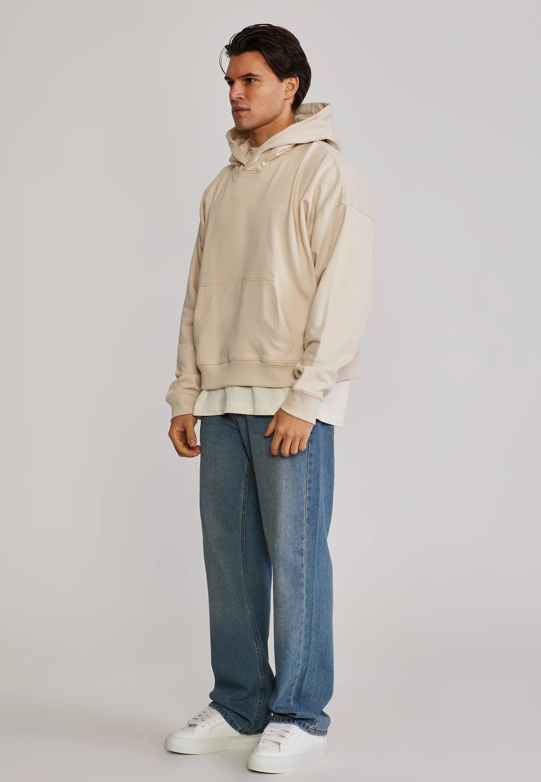 Ecru Graphic Hoodie - Image 4