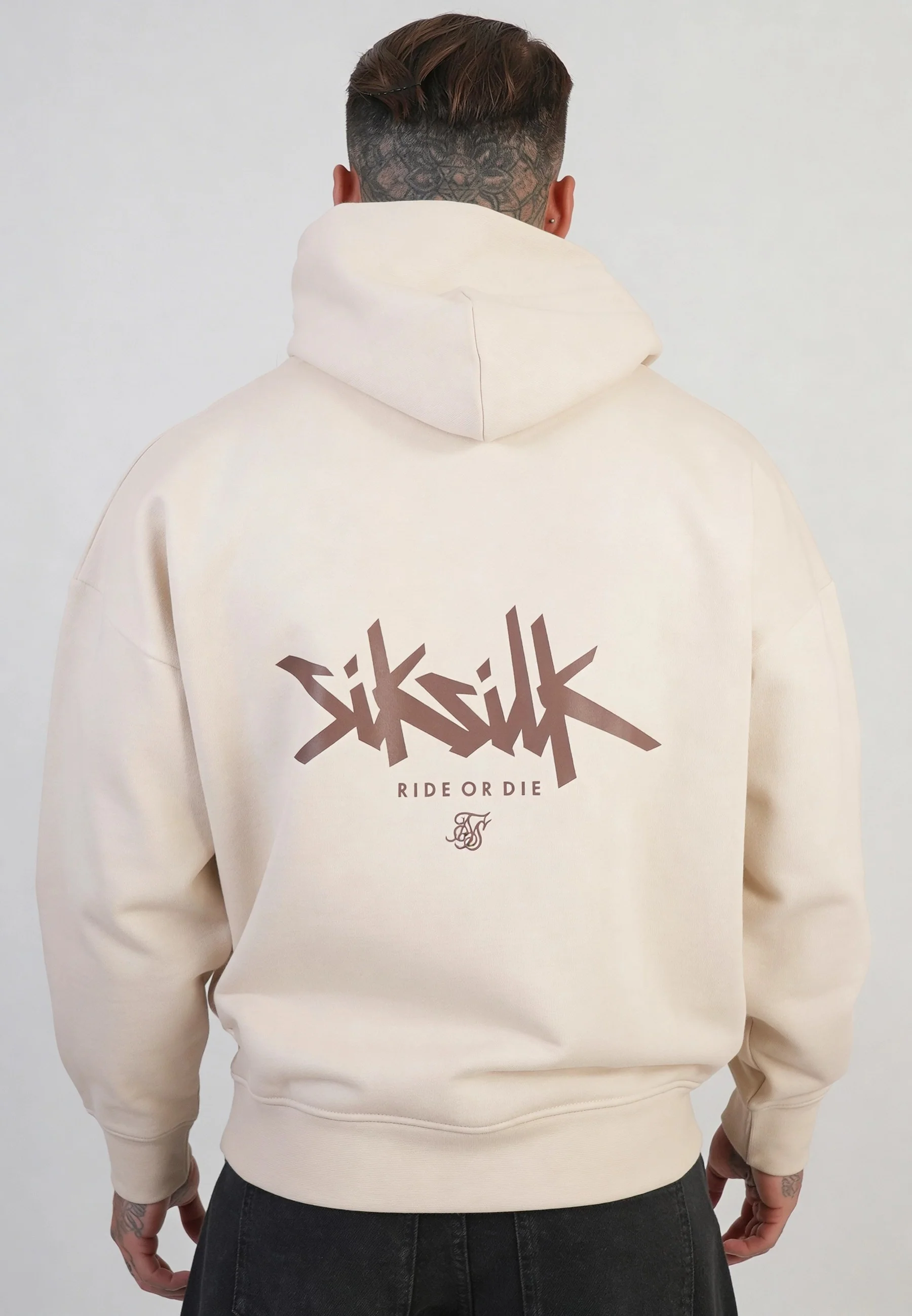 Ecru Graphic Hoodie - Image 3