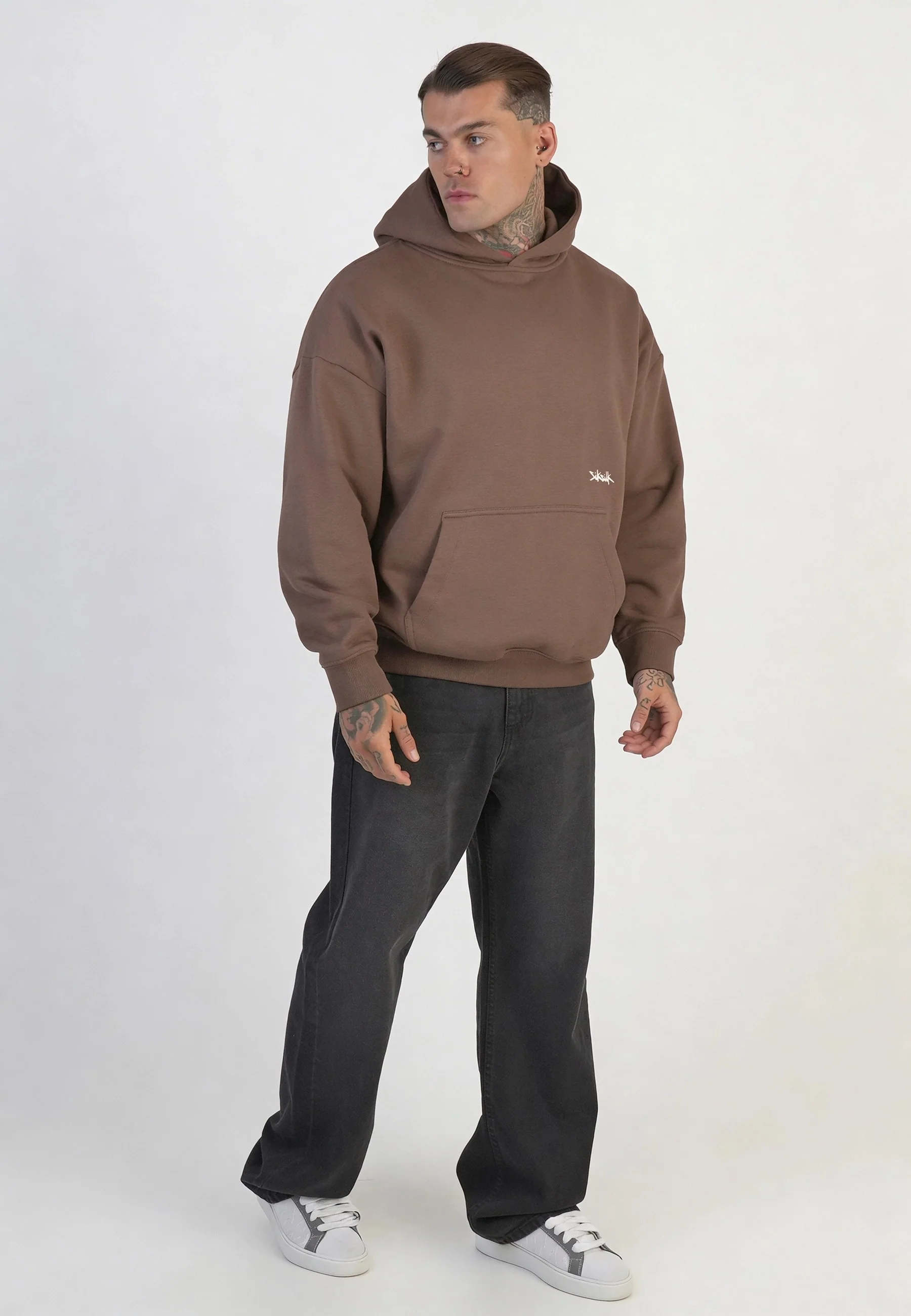 Brown Graphic Hoodie - Image 4