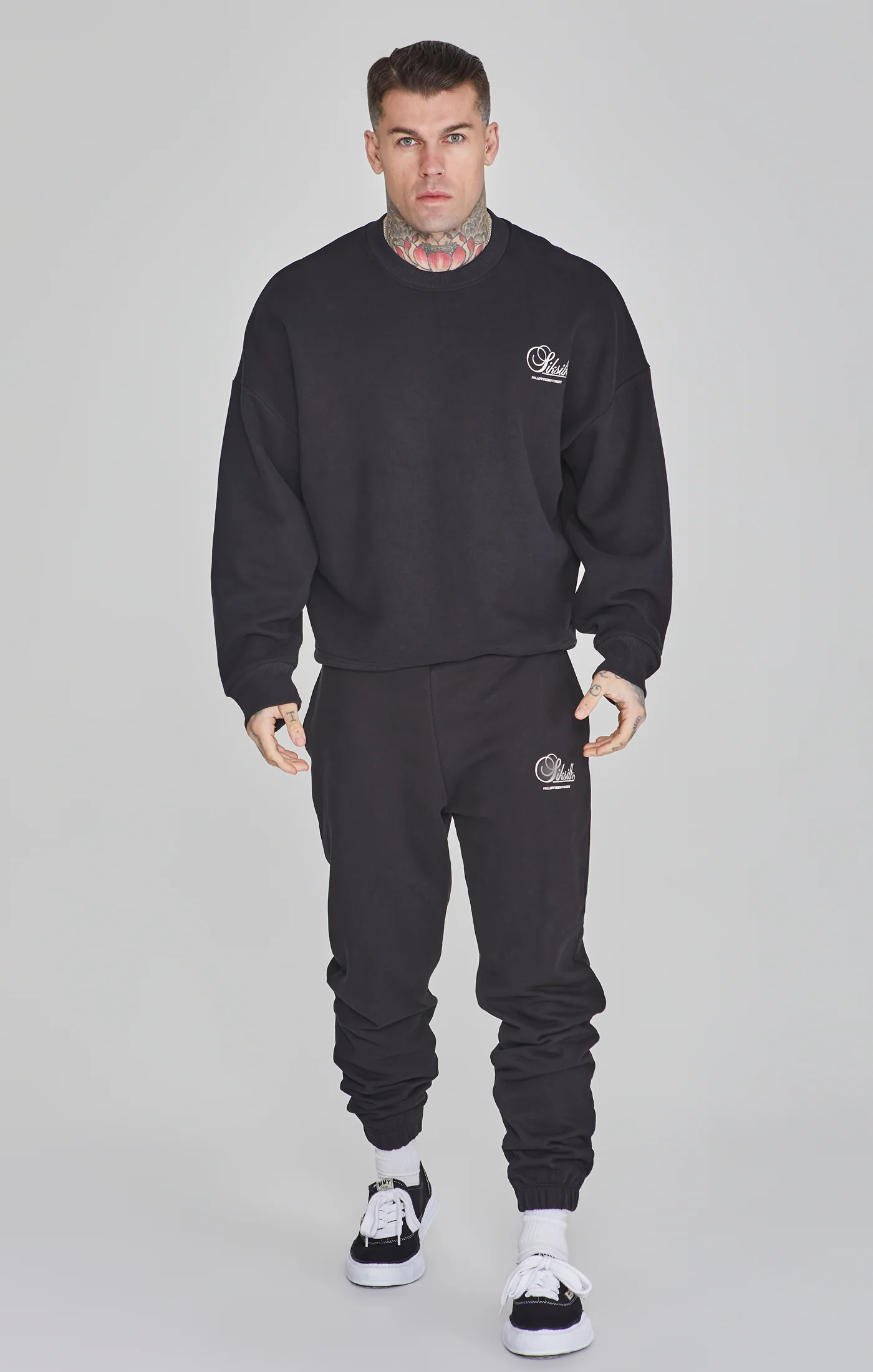 Black Graphic Sweater - Image 2