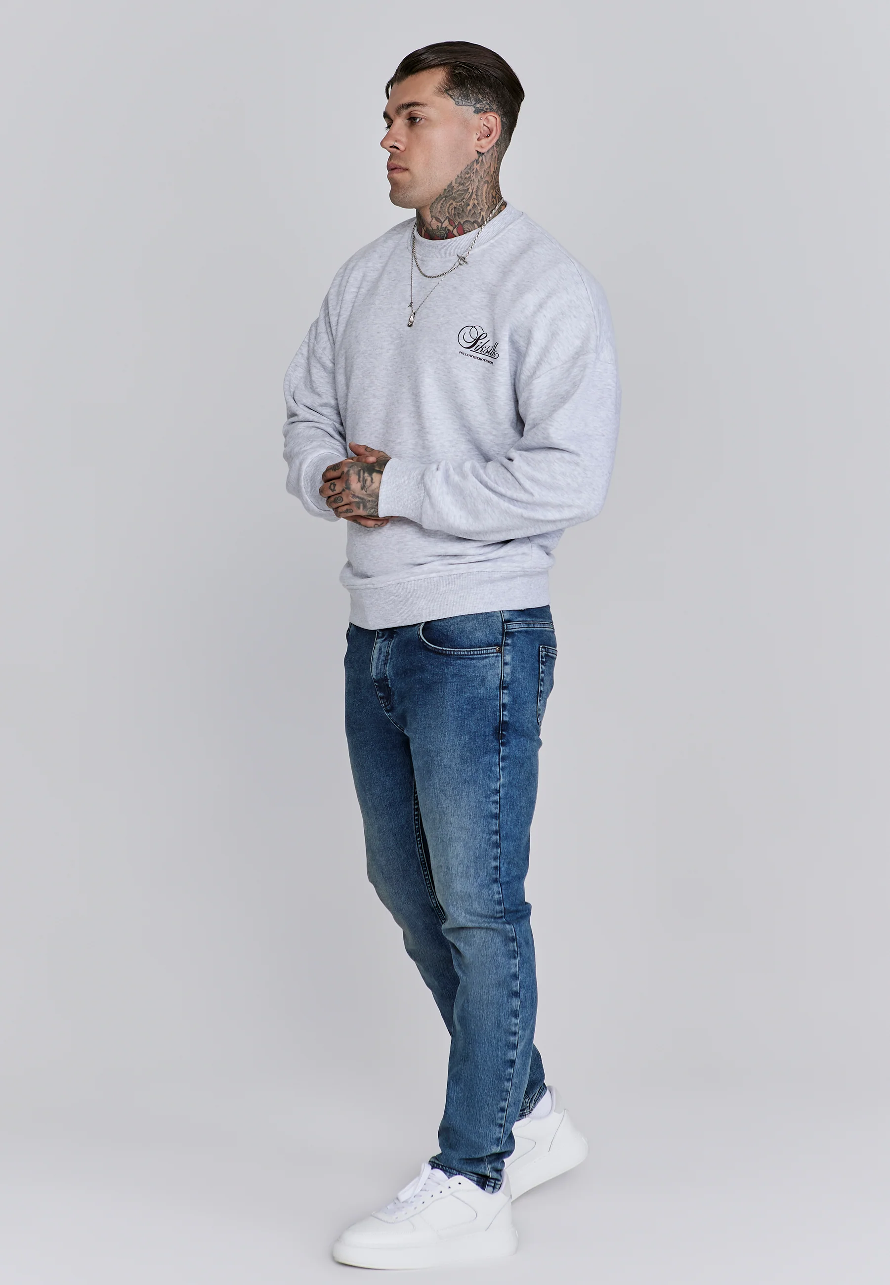 Snow Marl Graphic Sweater - Image 4