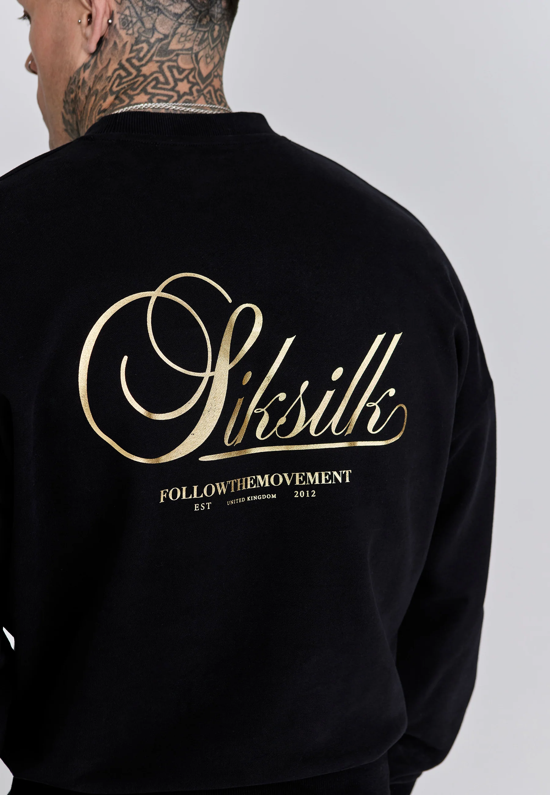 Black Graphic Sweater - Image 3