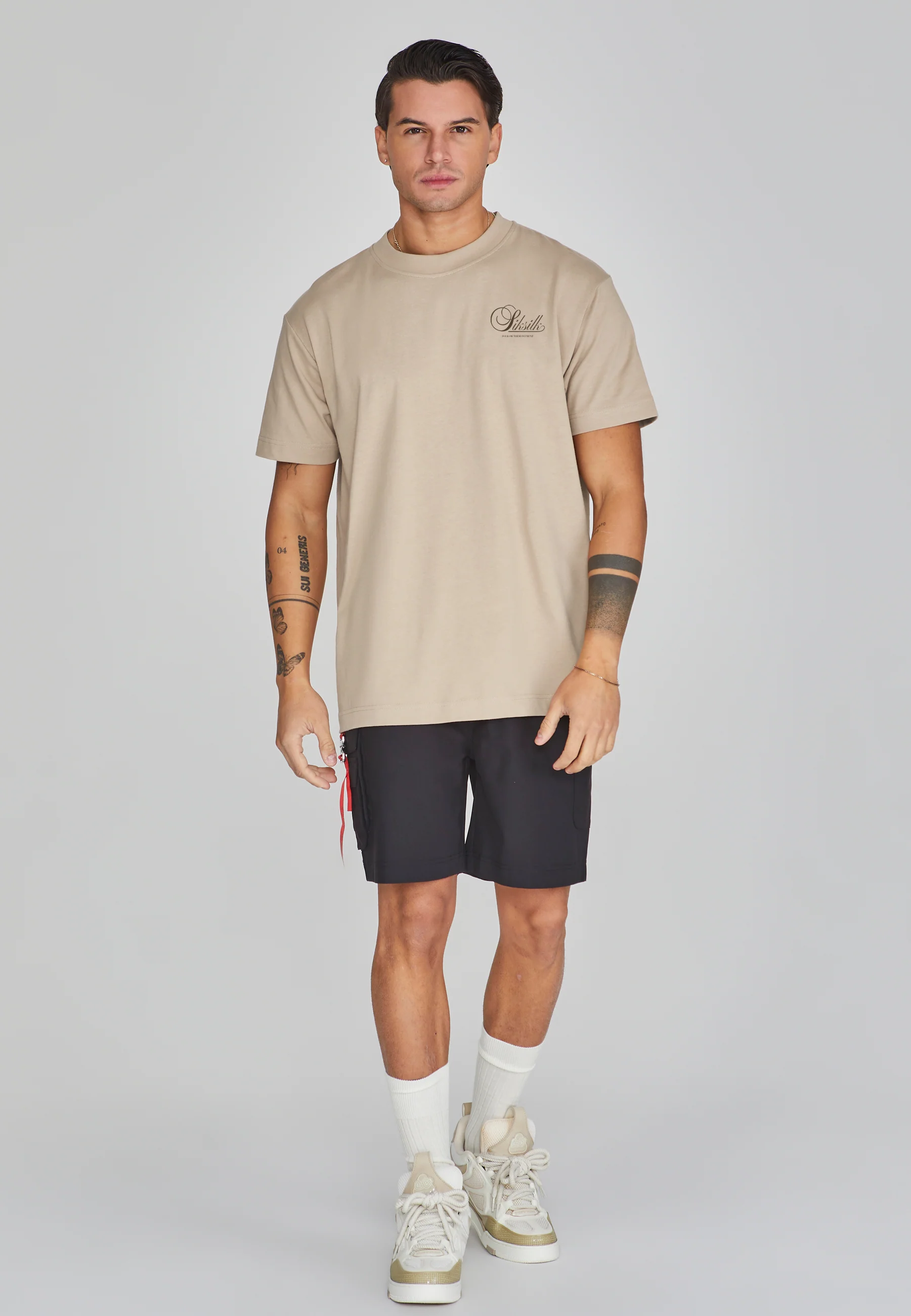 Beige Graphic T-Shirt - Image 3