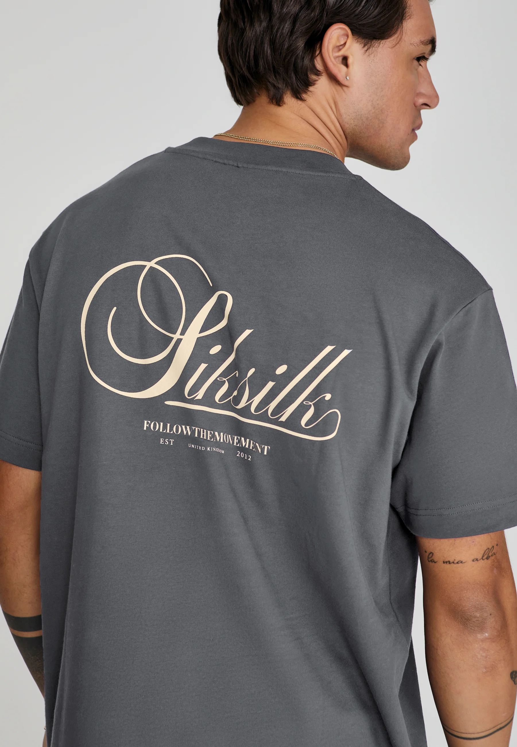 Grey Graphic T-Shirt - Image 3