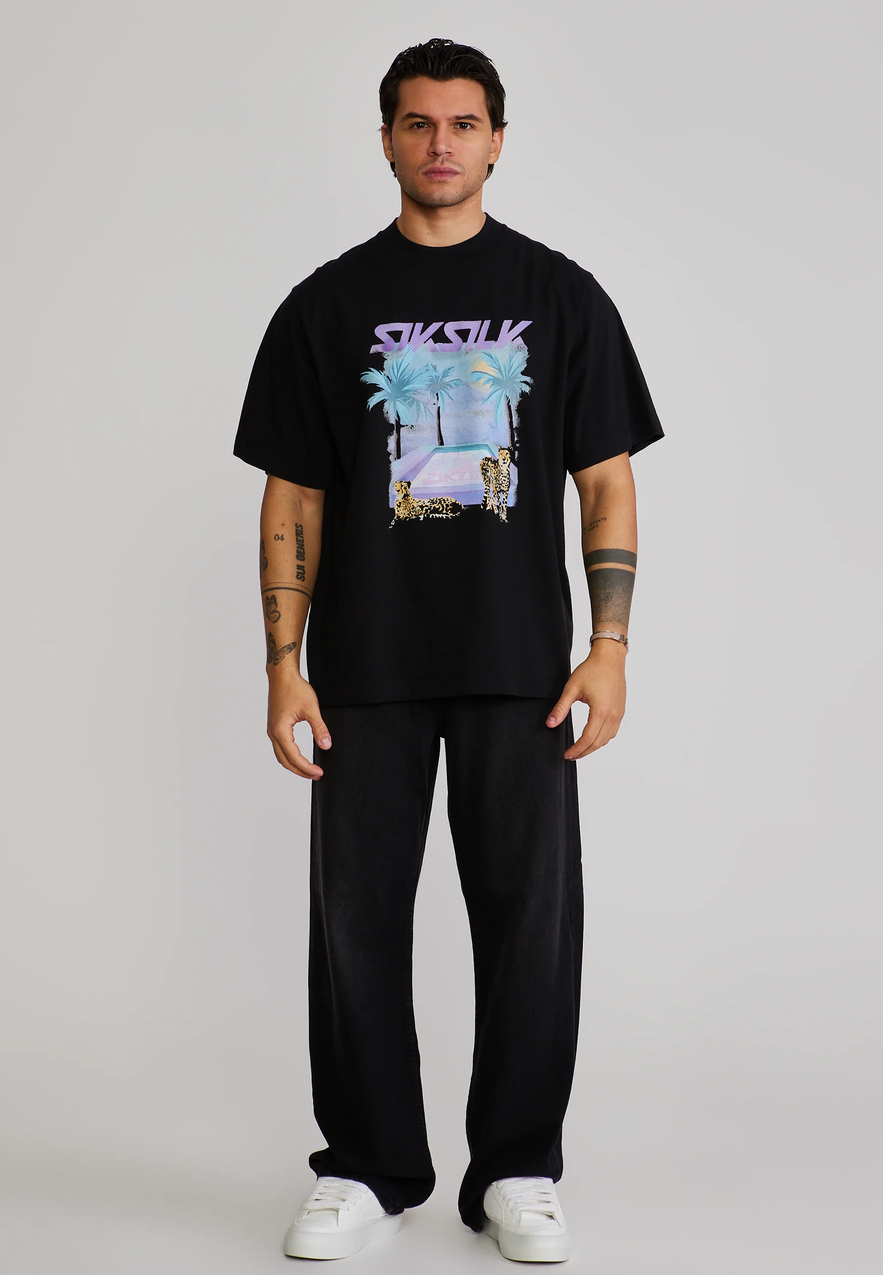 Black Graphic T-Shirt - Image 4
