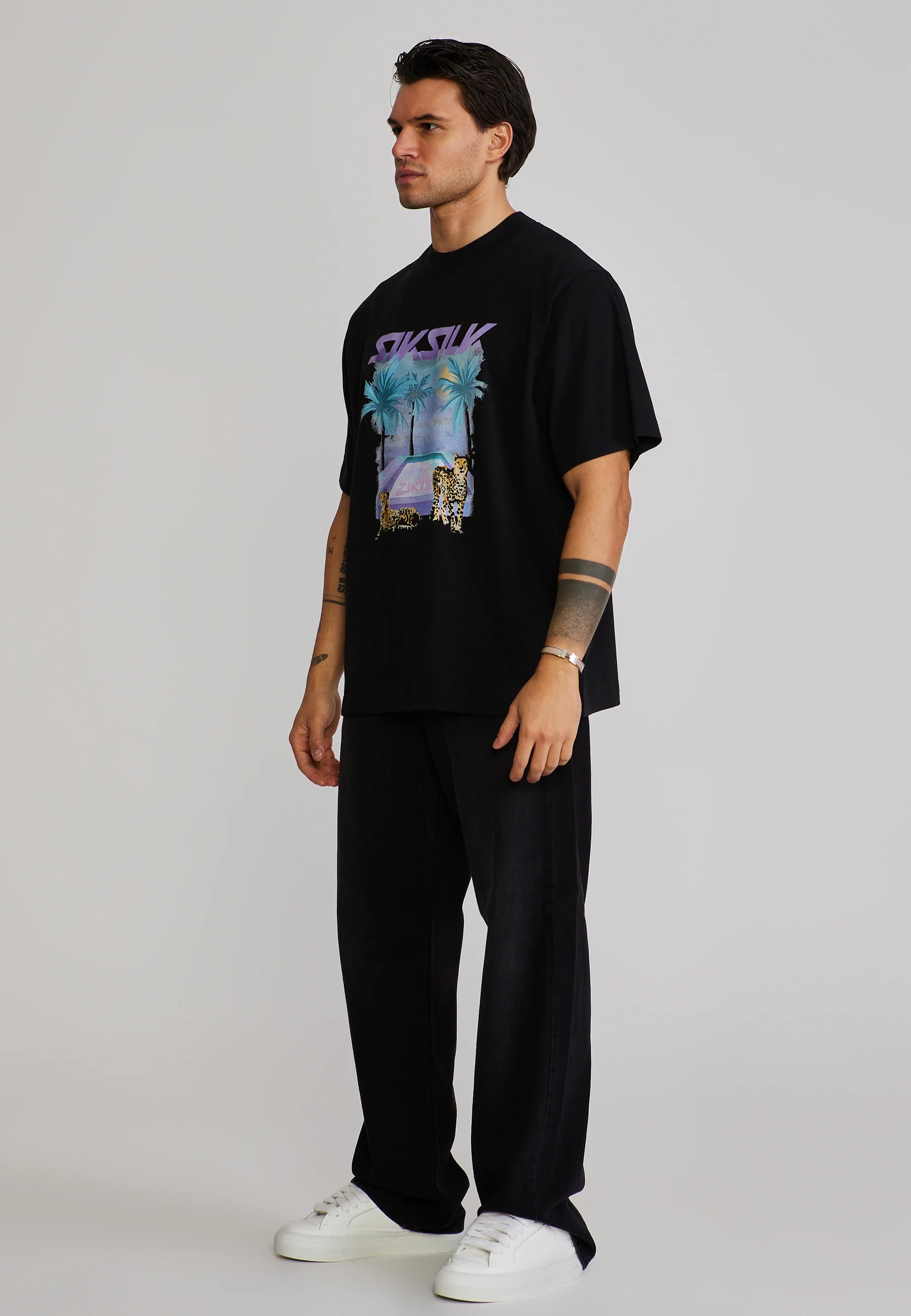 Black Graphic T-Shirt - Image 5