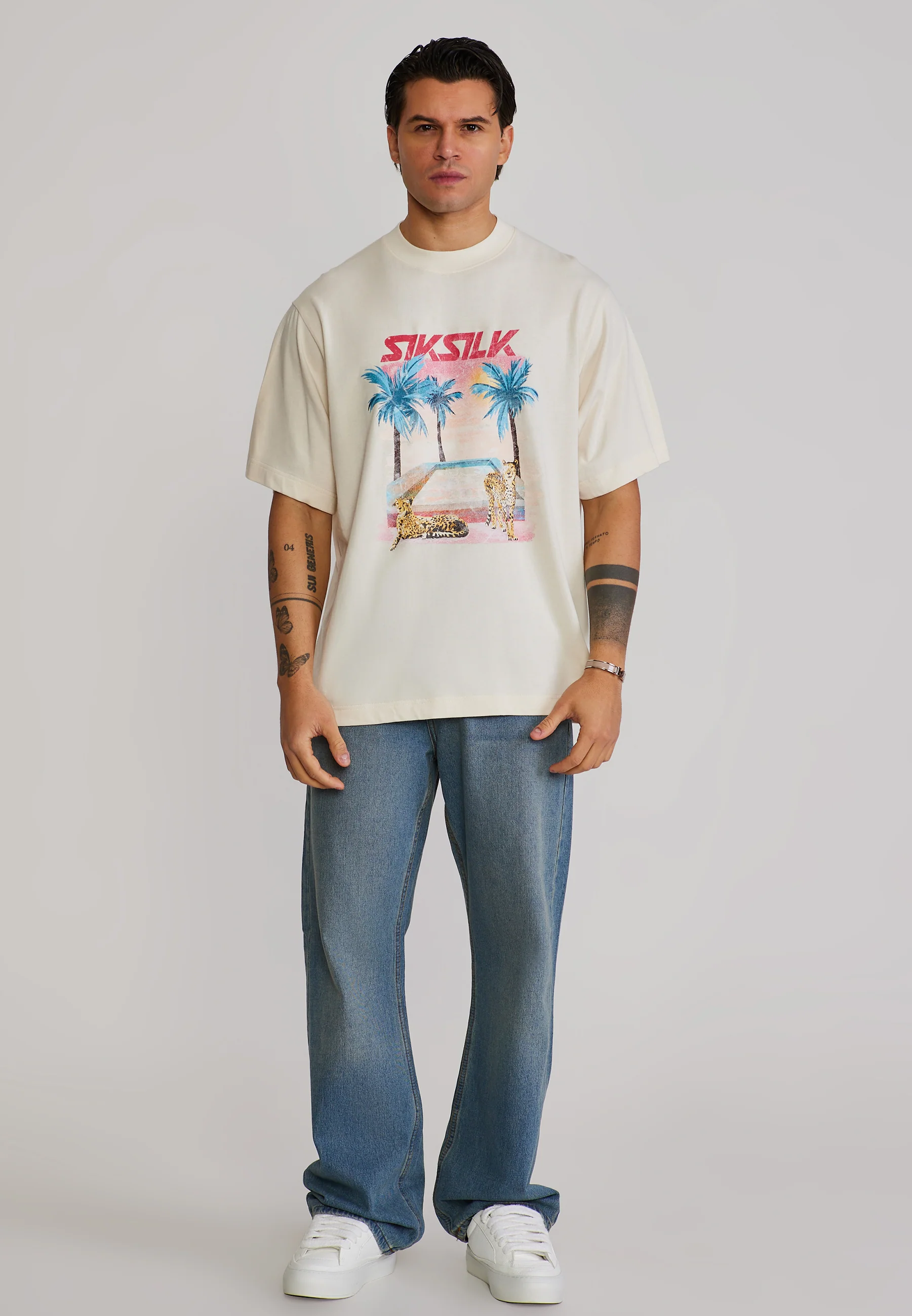 Ecru Graphic T-Shirt - Image 3