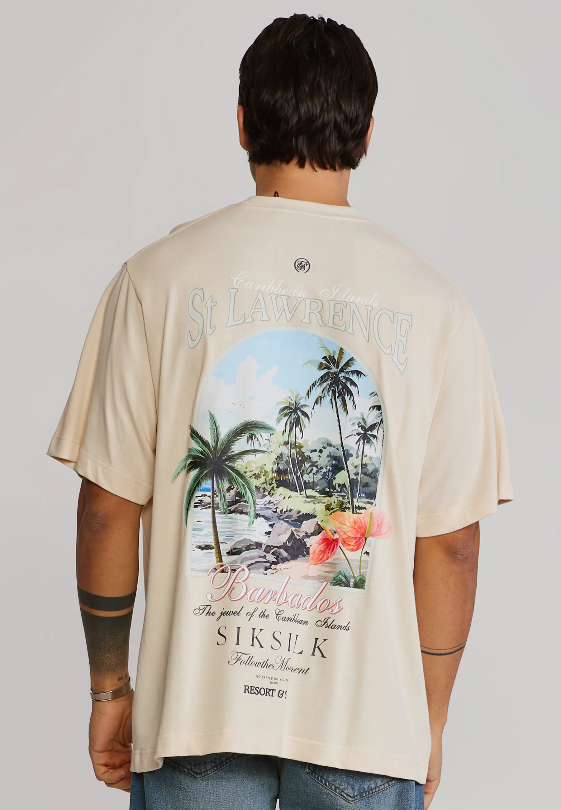 Ecru Graphic T-Shirt - Image 2