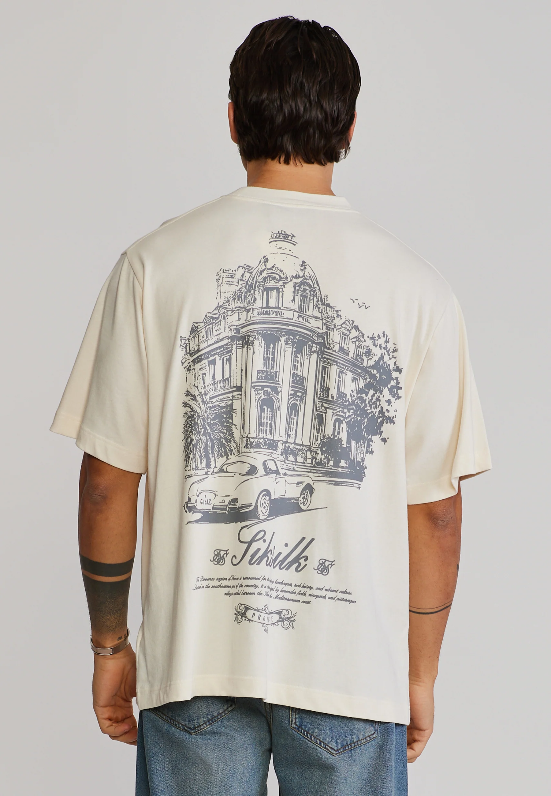 Ecru Graphic T-Shirt - Image 2