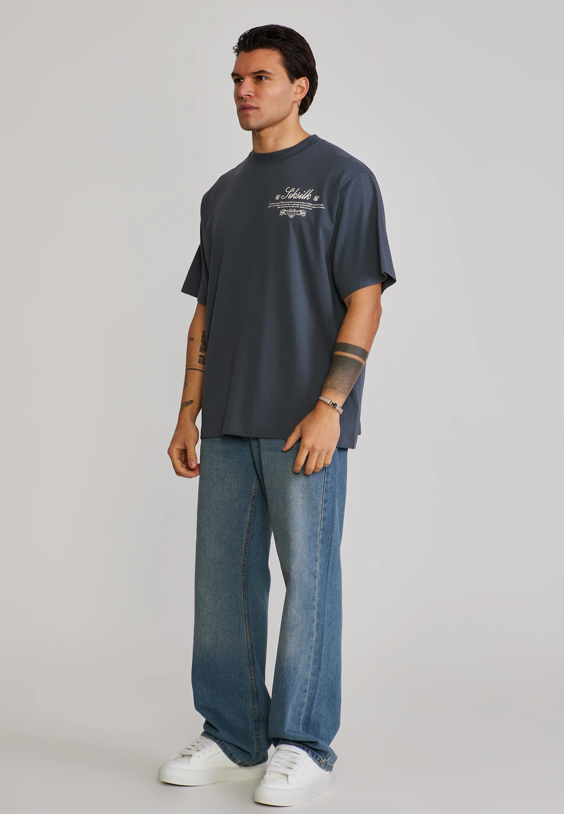 Grey Graphic T-Shirt - Image 5
