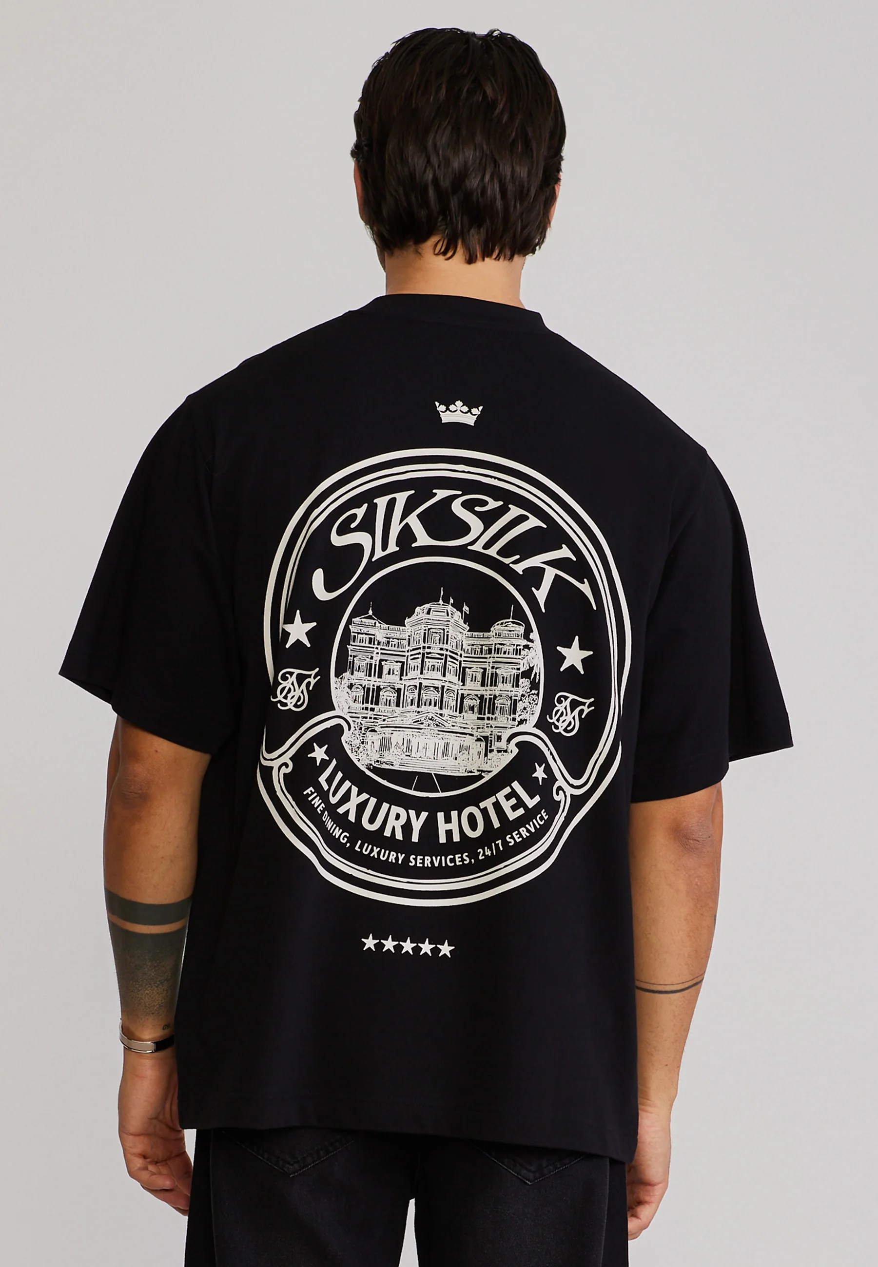 Black Graphic T-Shirt - Image 2