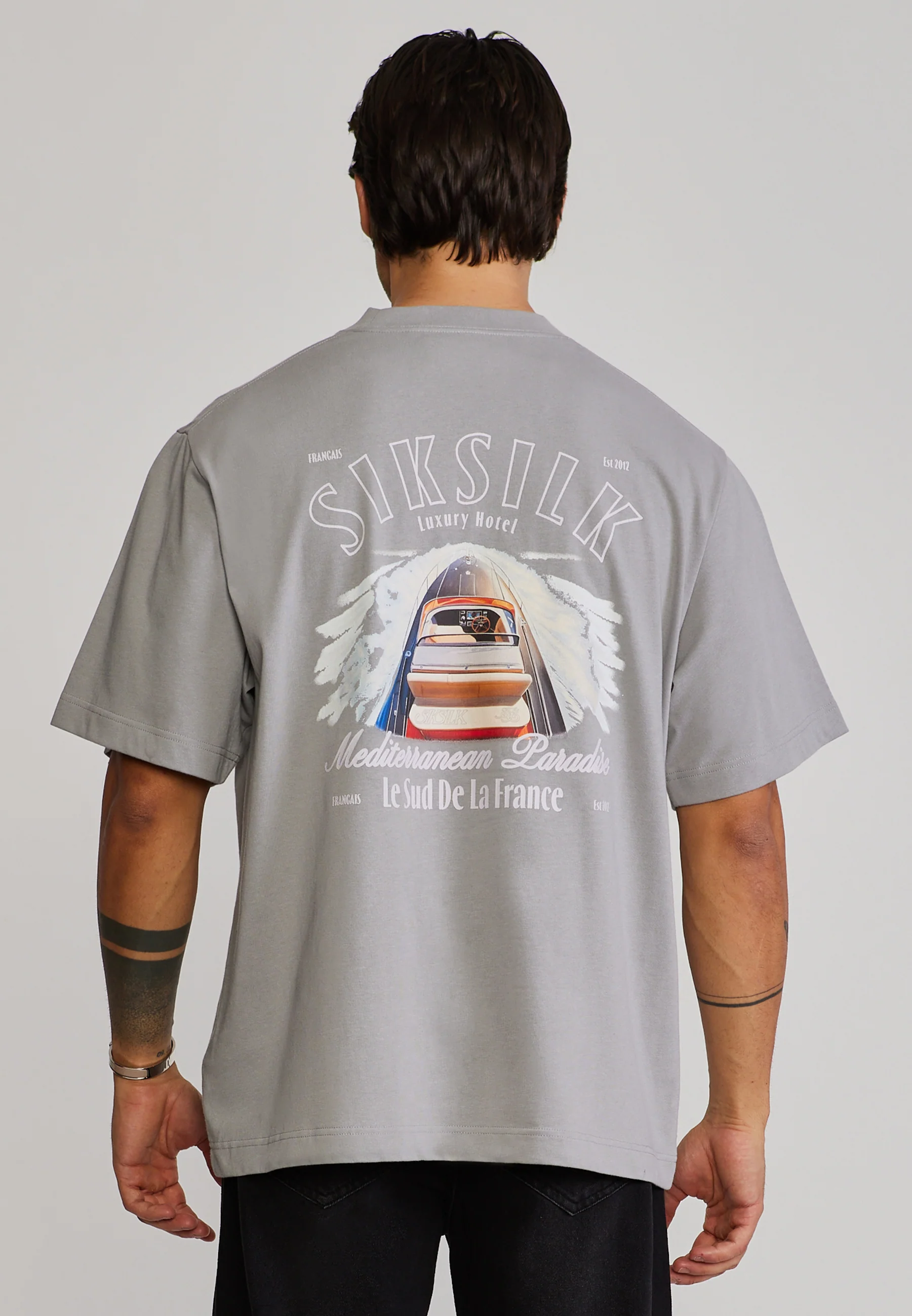 Grey Graphic T-Shirt - Image 2
