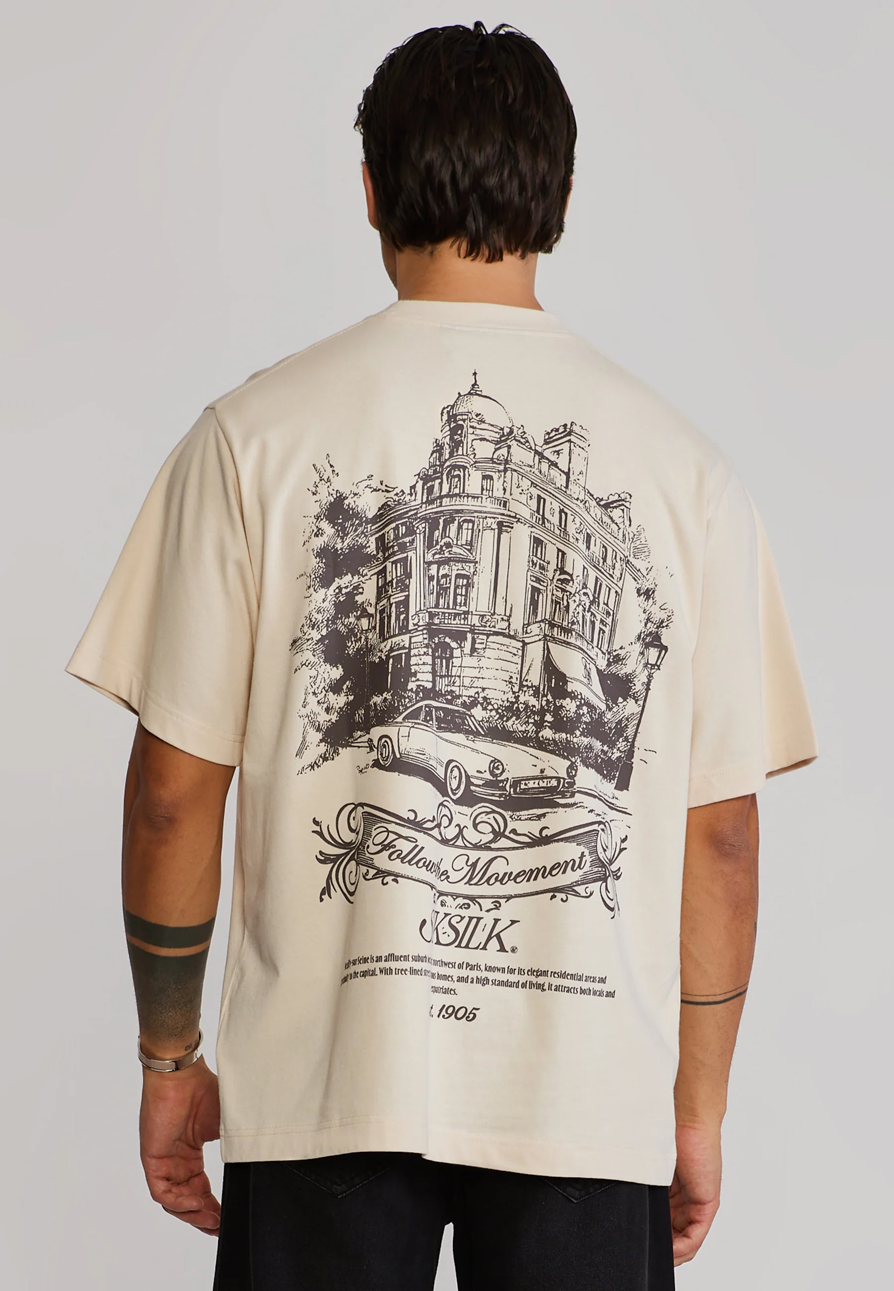 Ecru Graphic T-Shirt - Image 2