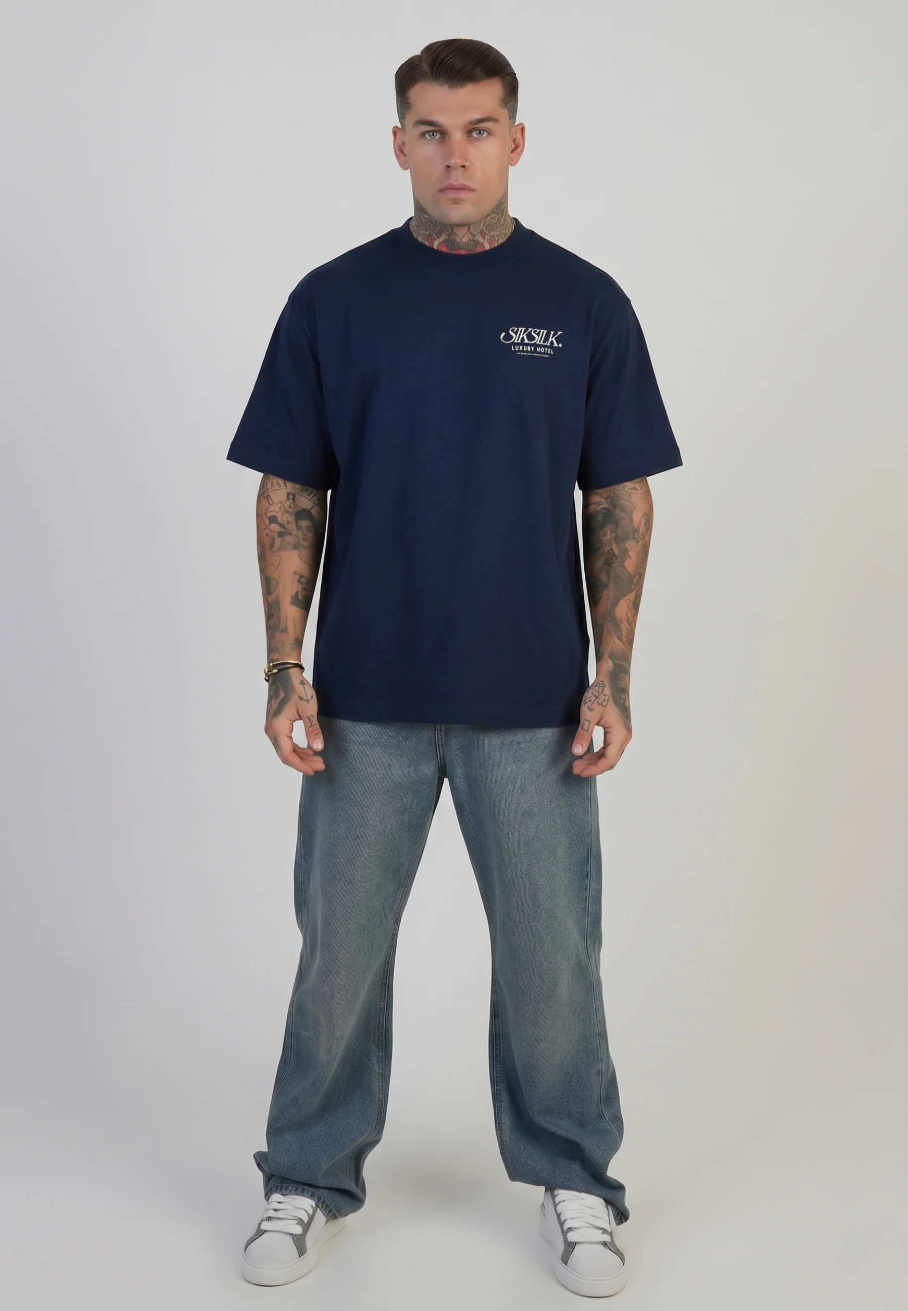 Navy Graphic T-Shirt - Image 3