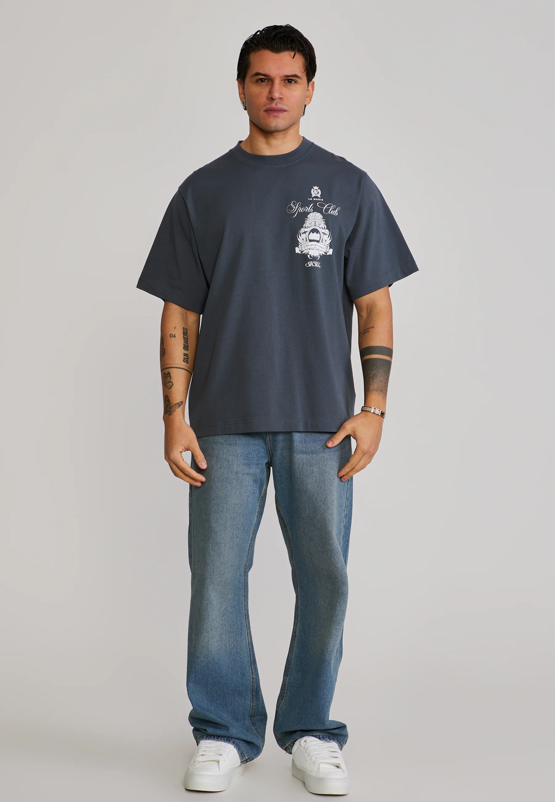 Grey Graphic T-Shirt - Image 3
