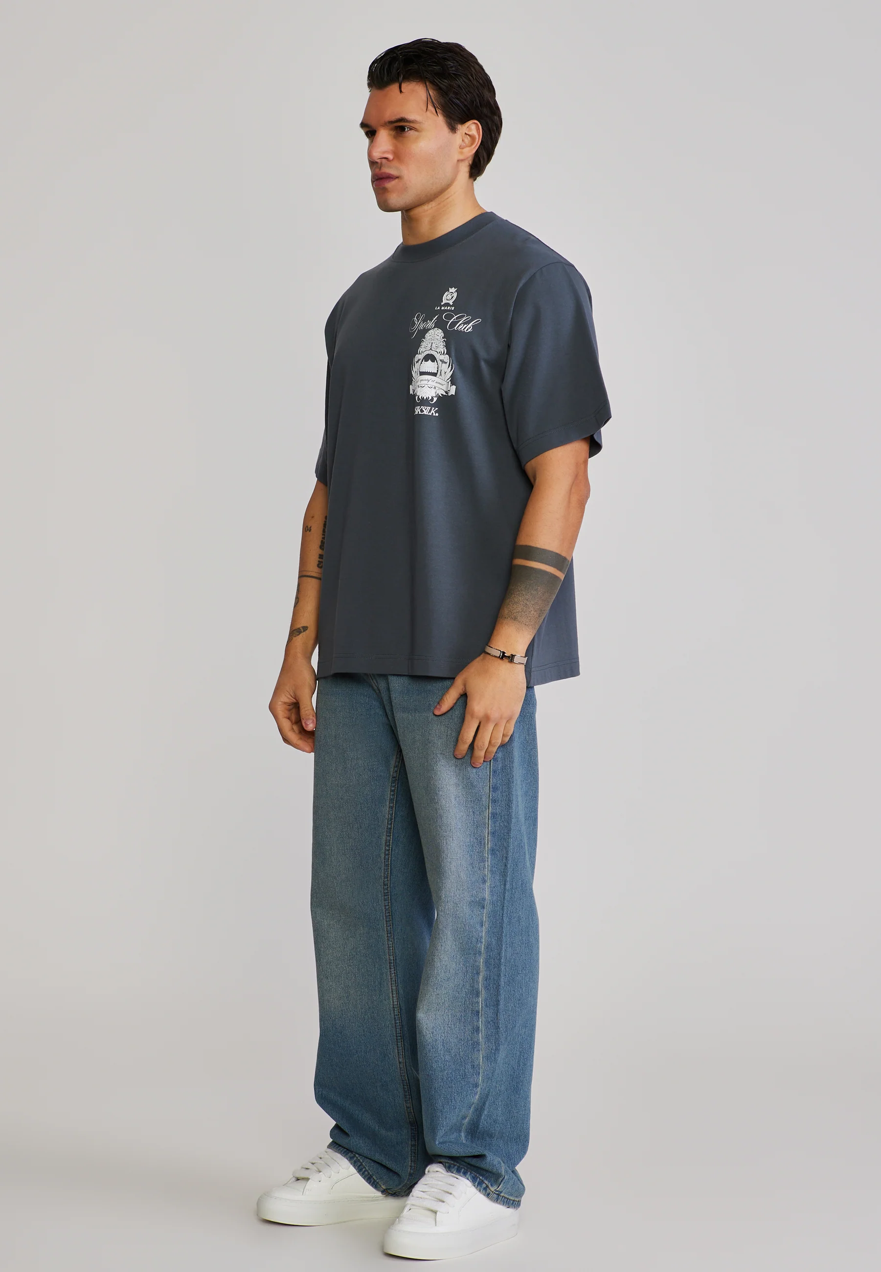 Grey Graphic T-Shirt - Image 5