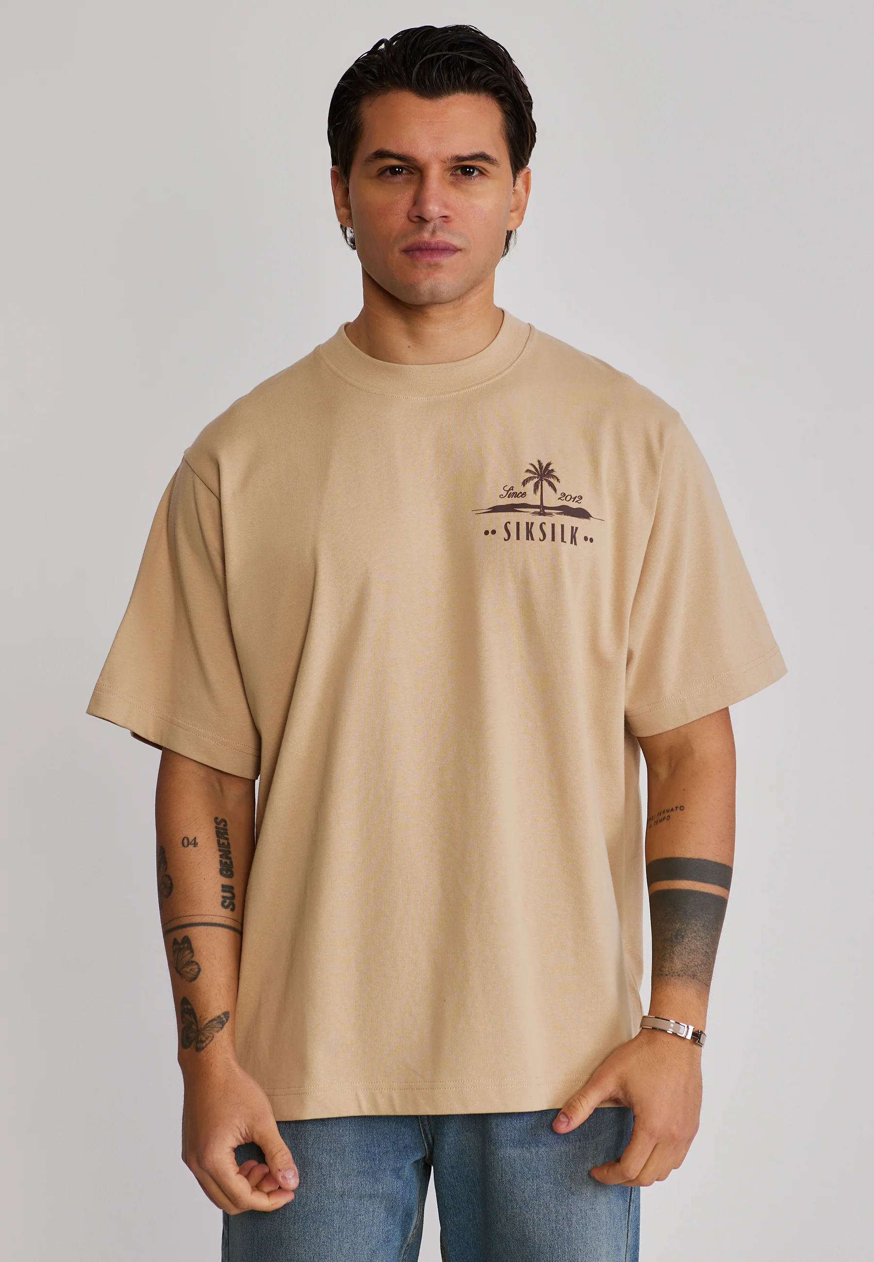 Beige Graphic T-Shirt