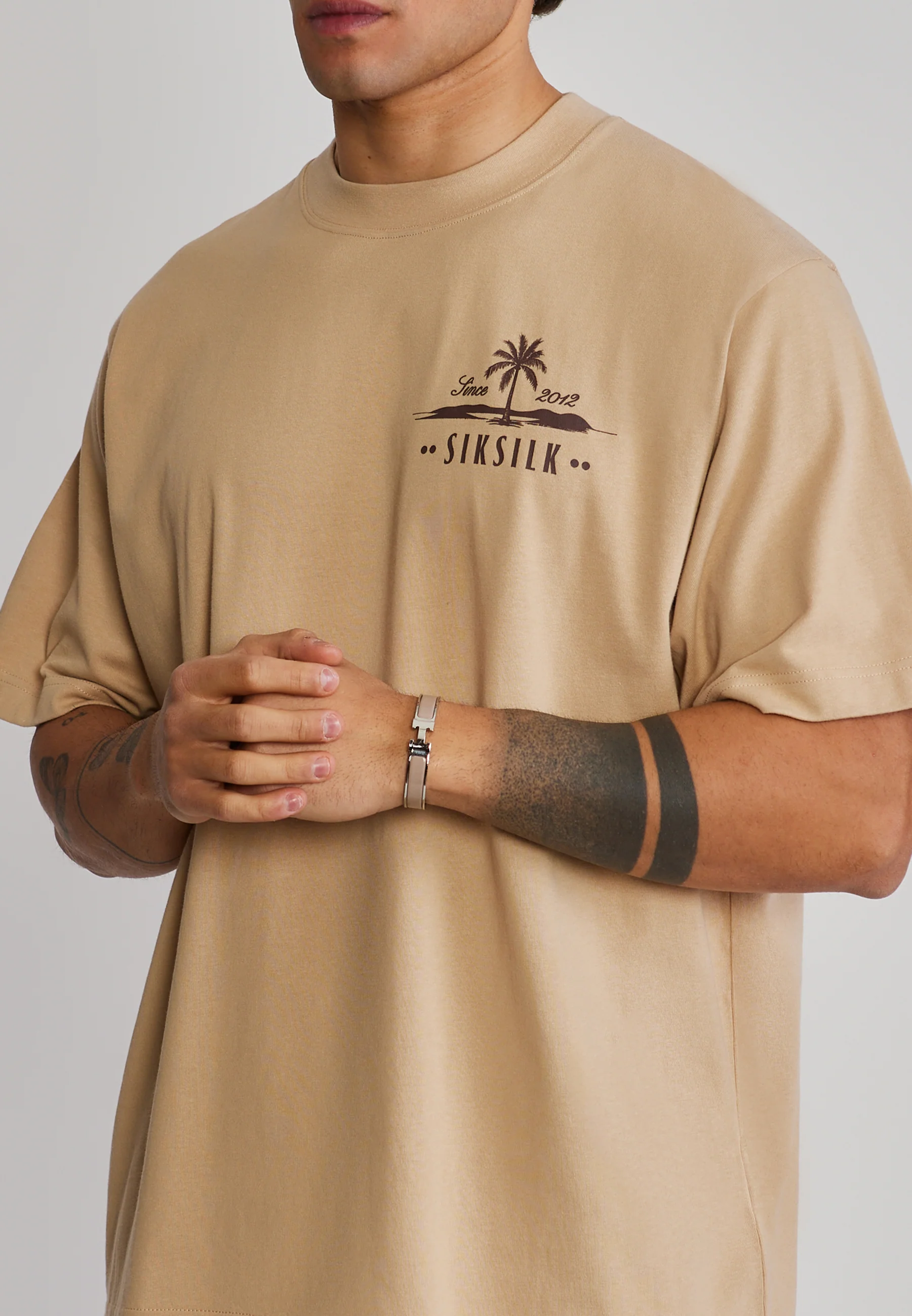 Beige Graphic T-Shirt - Image 4
