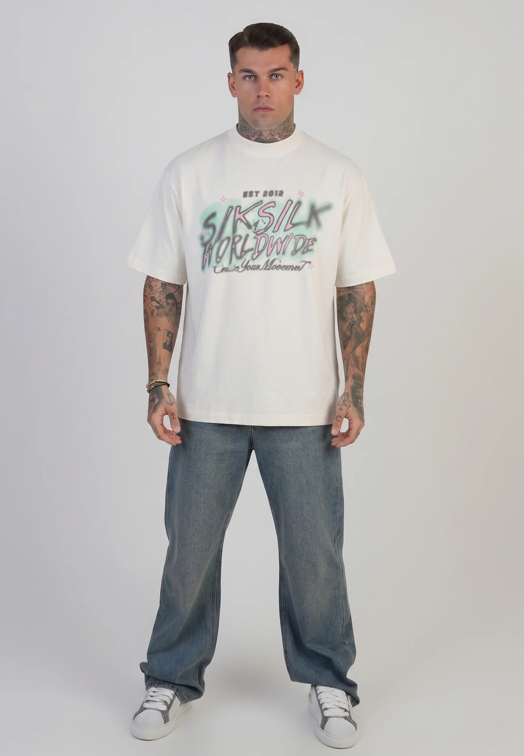 Ecru Graphic T-Shirt - Image 4