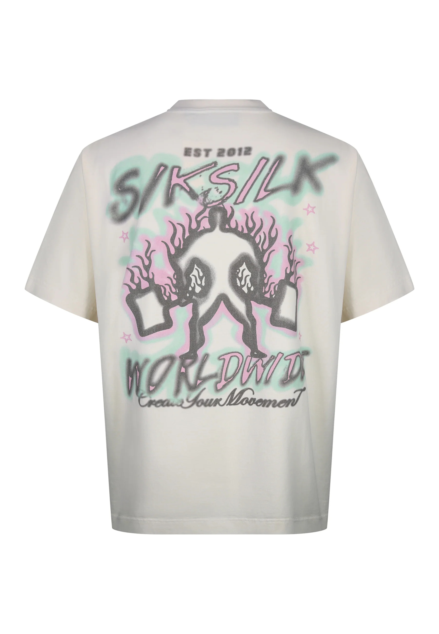 Ecru Graphic T-Shirt - Image 8
