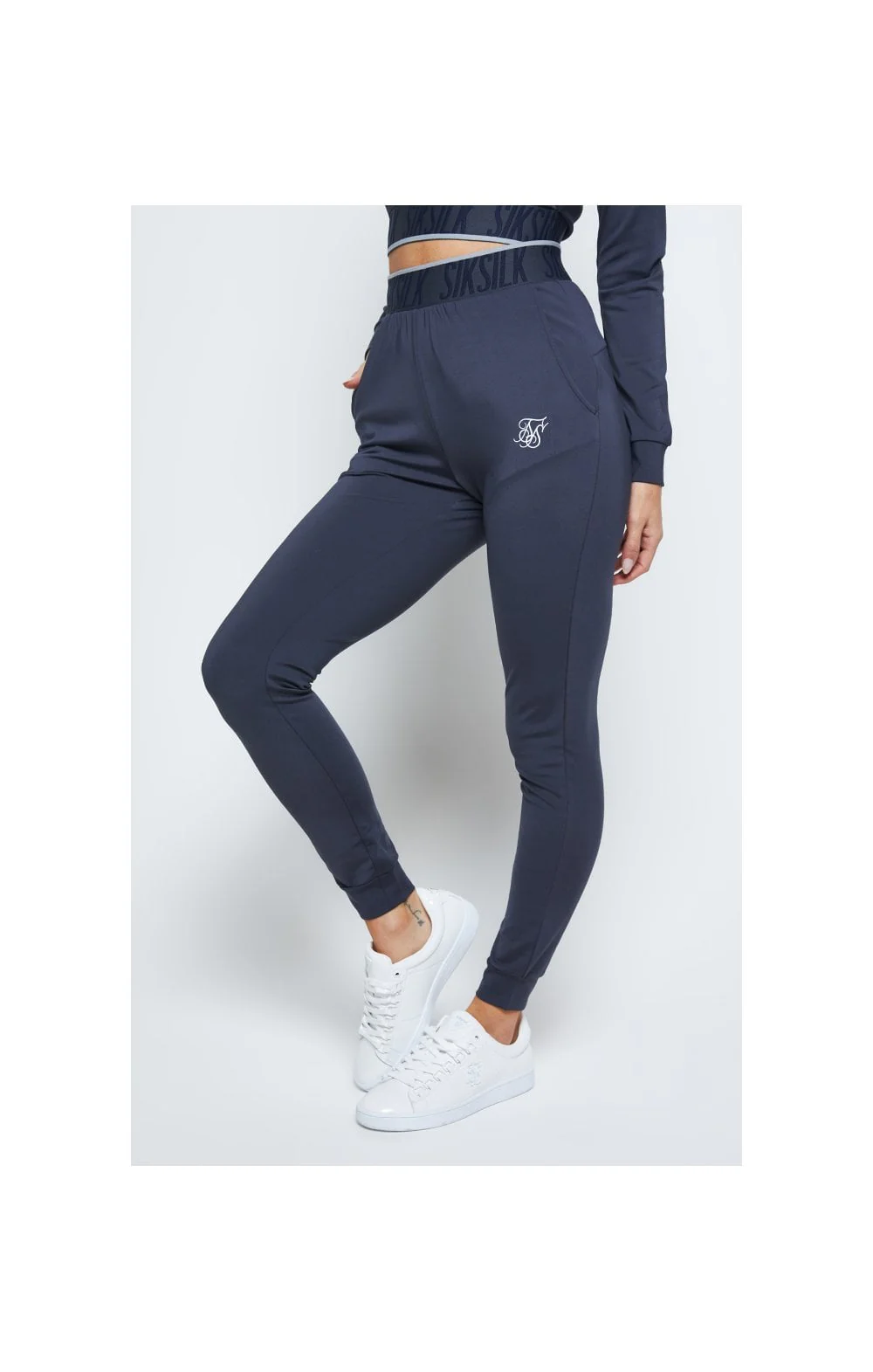 SikSilk Gravity Track Pants - Navy - Image 2