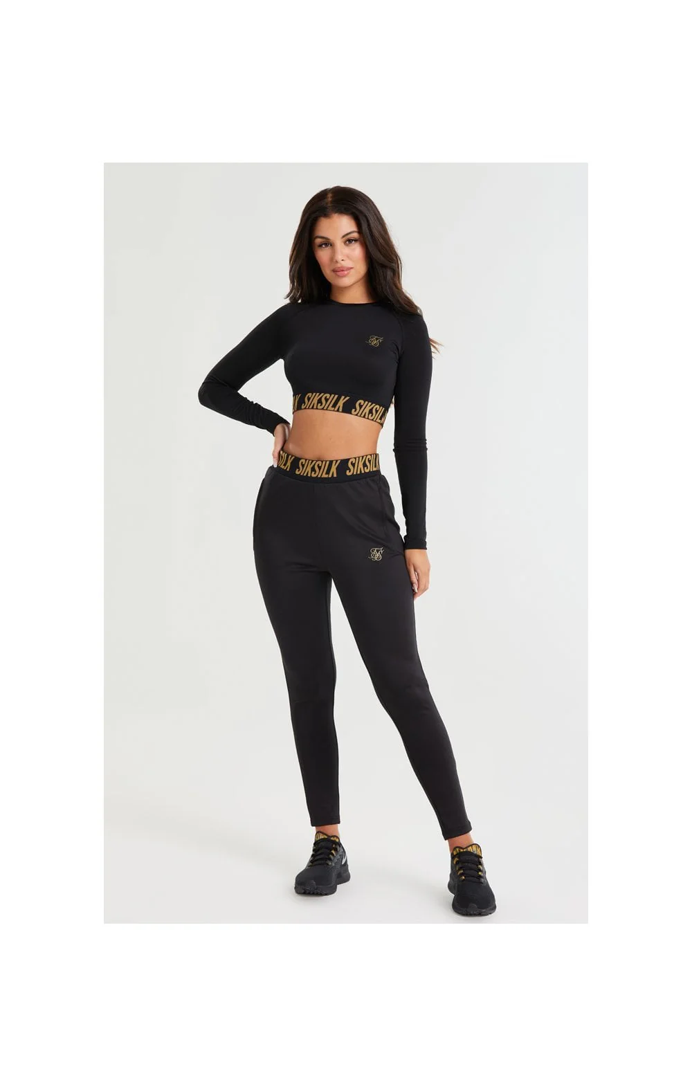 SikSilk Gym Track Pants - Black - Image 4