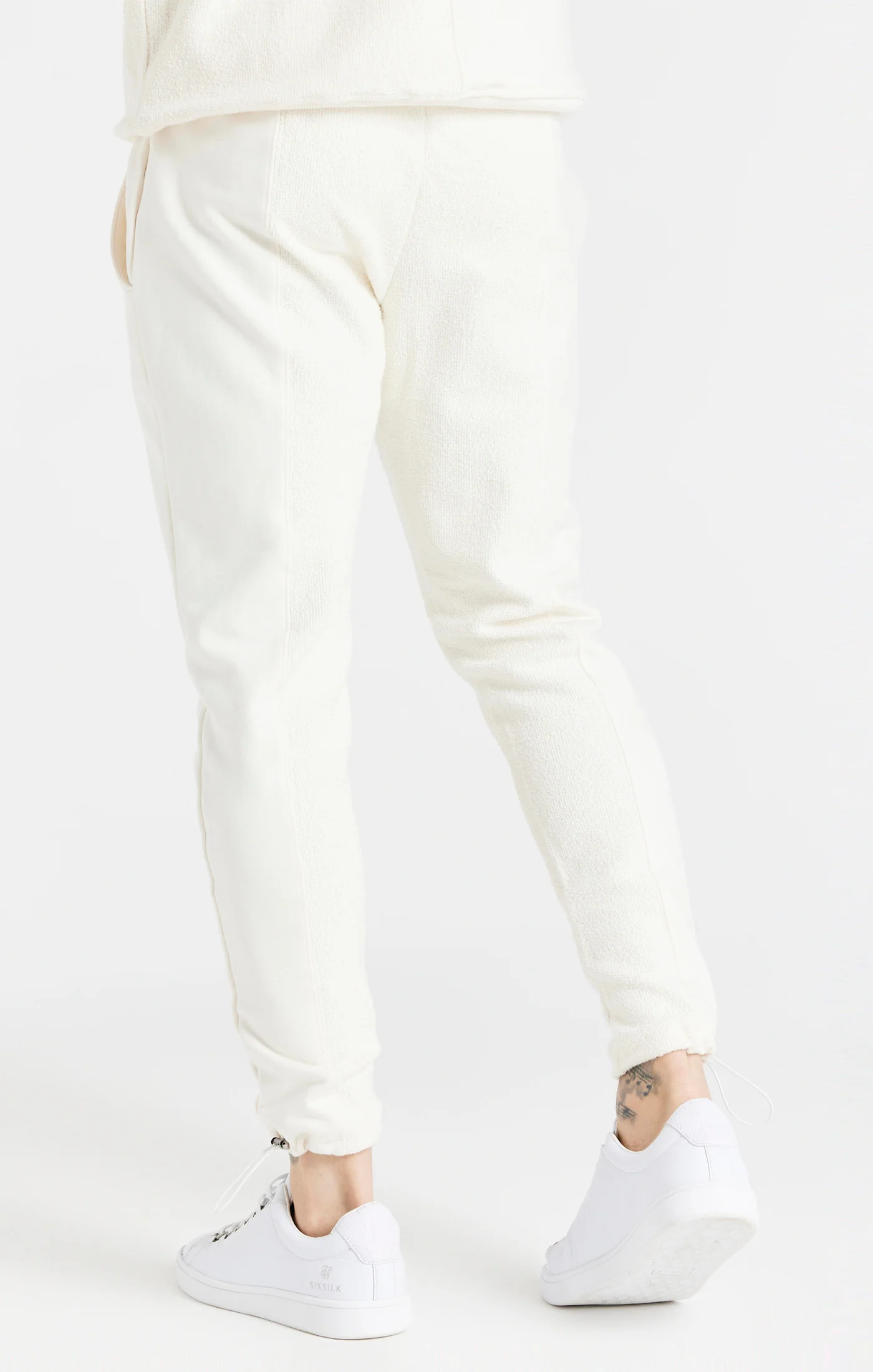 Ecru Half And Half Toggle Cuff Pant - Image 4