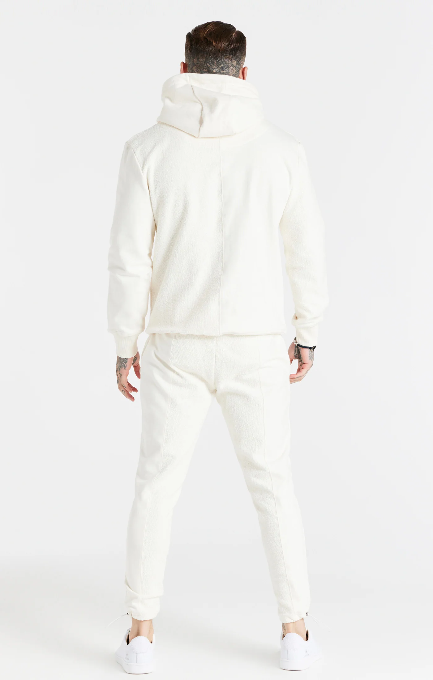 Ecru Half And Half Toggle Cuff Pant - Image 5