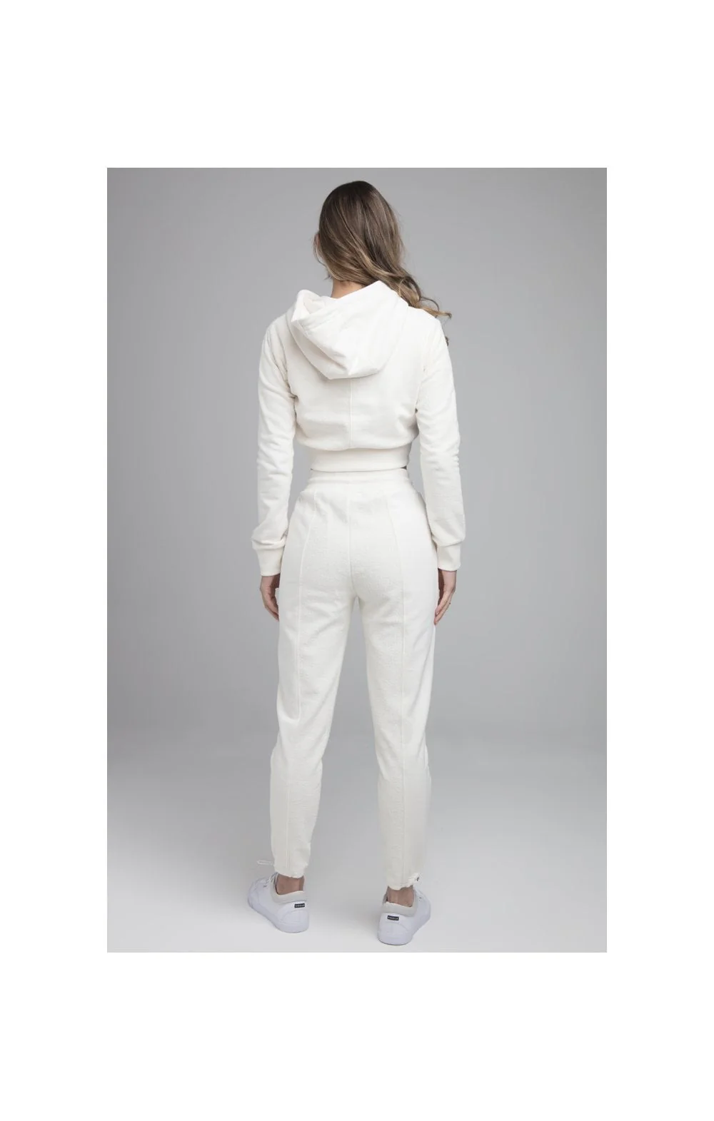 SikSilk Half & Half Track Pants - White - Image 7