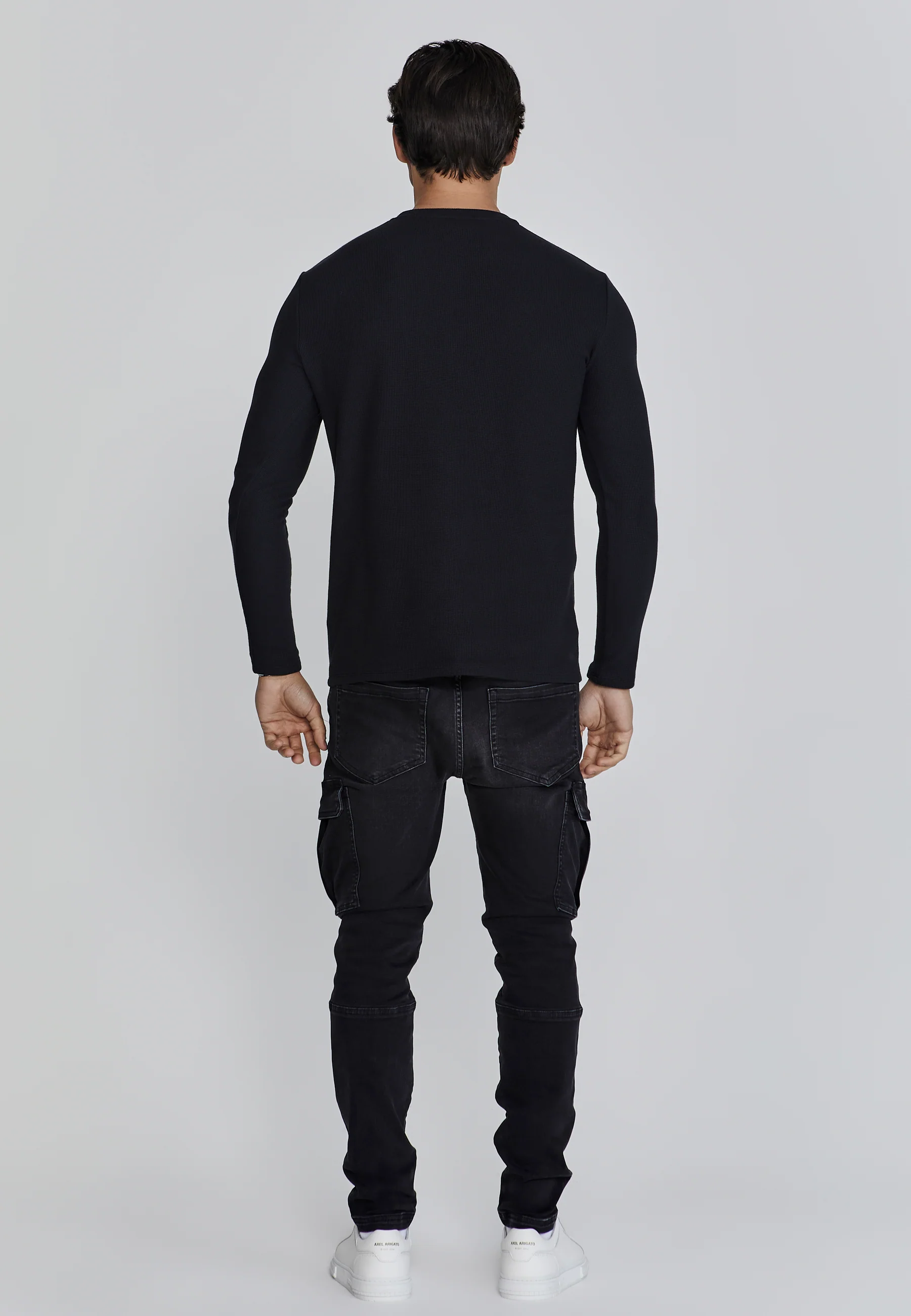 Black Henley T-Shirt - Image 6