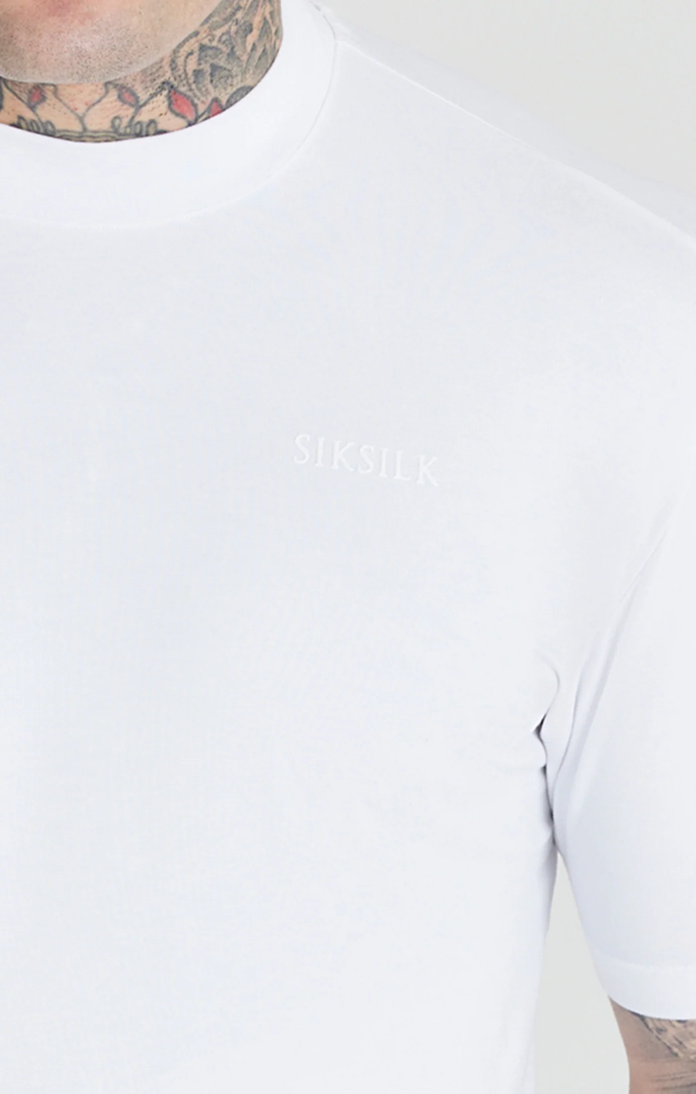 White High Neck T-Shirt - Image 2