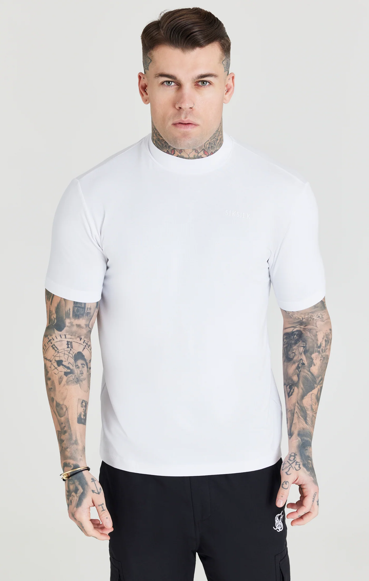 White High Neck T-Shirt - Image 6