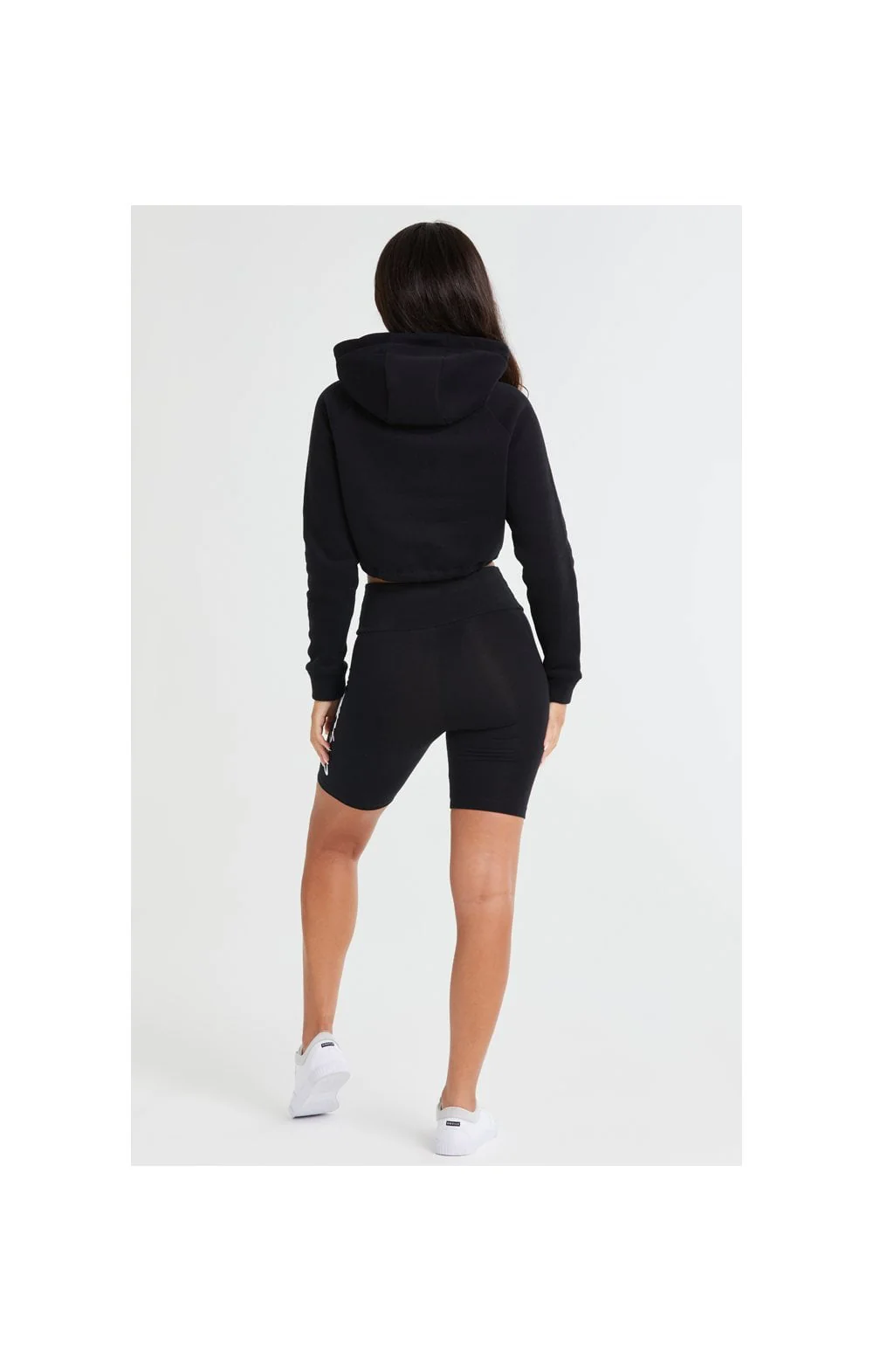 SikSilk High Waist Cycle Shorts - Black - Image 7