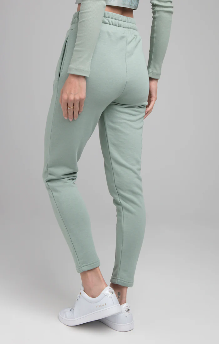SikSilk High Waist Joggers - Sage - Image 3