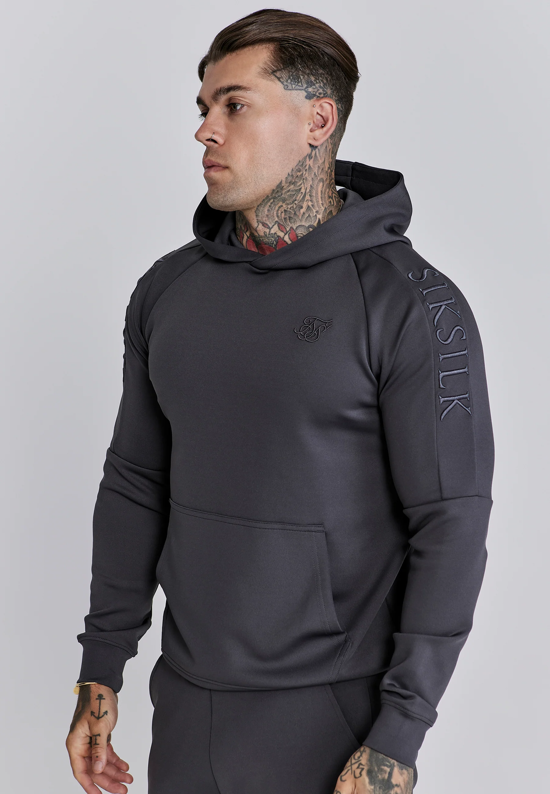 Grey Hoodie and Joggers Set - Image 2