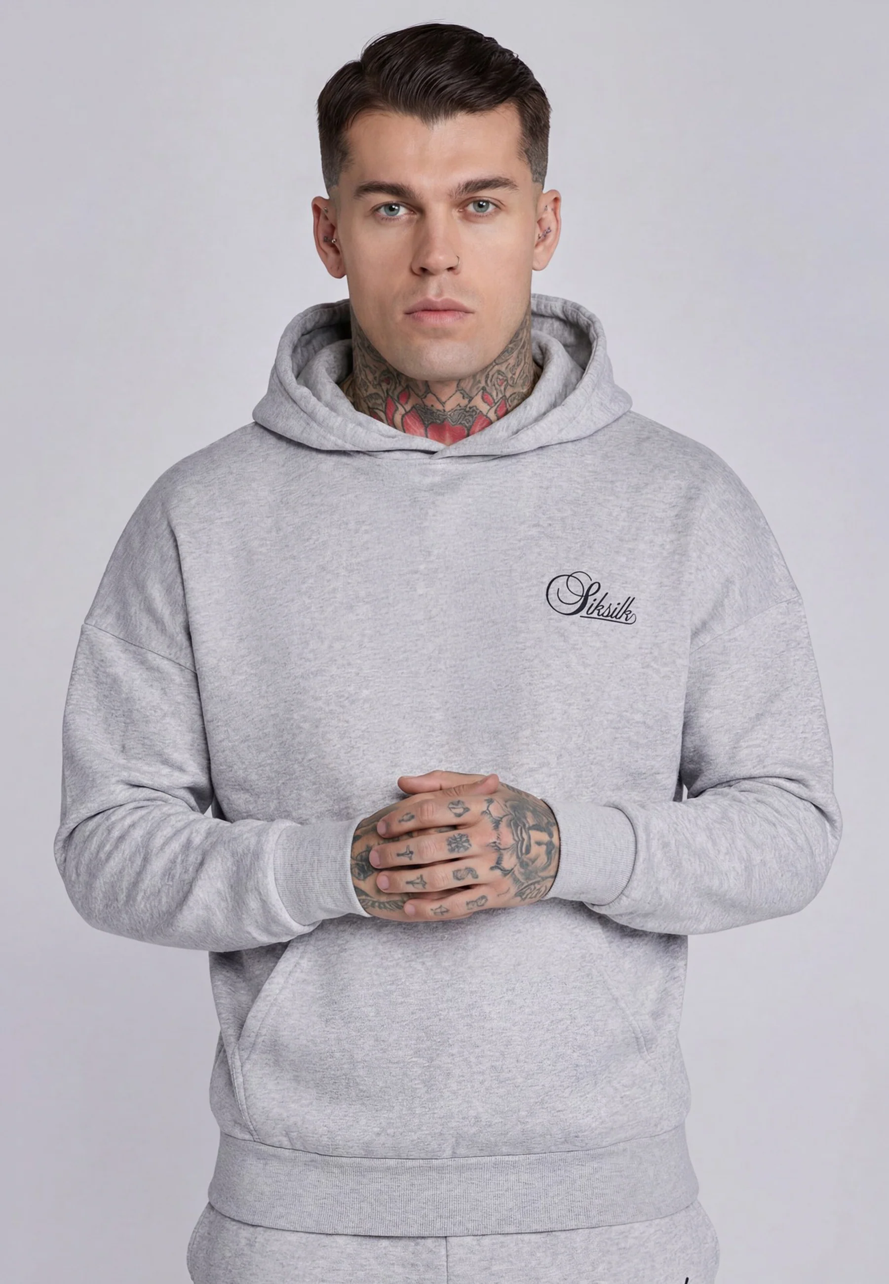 Grey Marl Hoodie and Joggers Set - Image 3