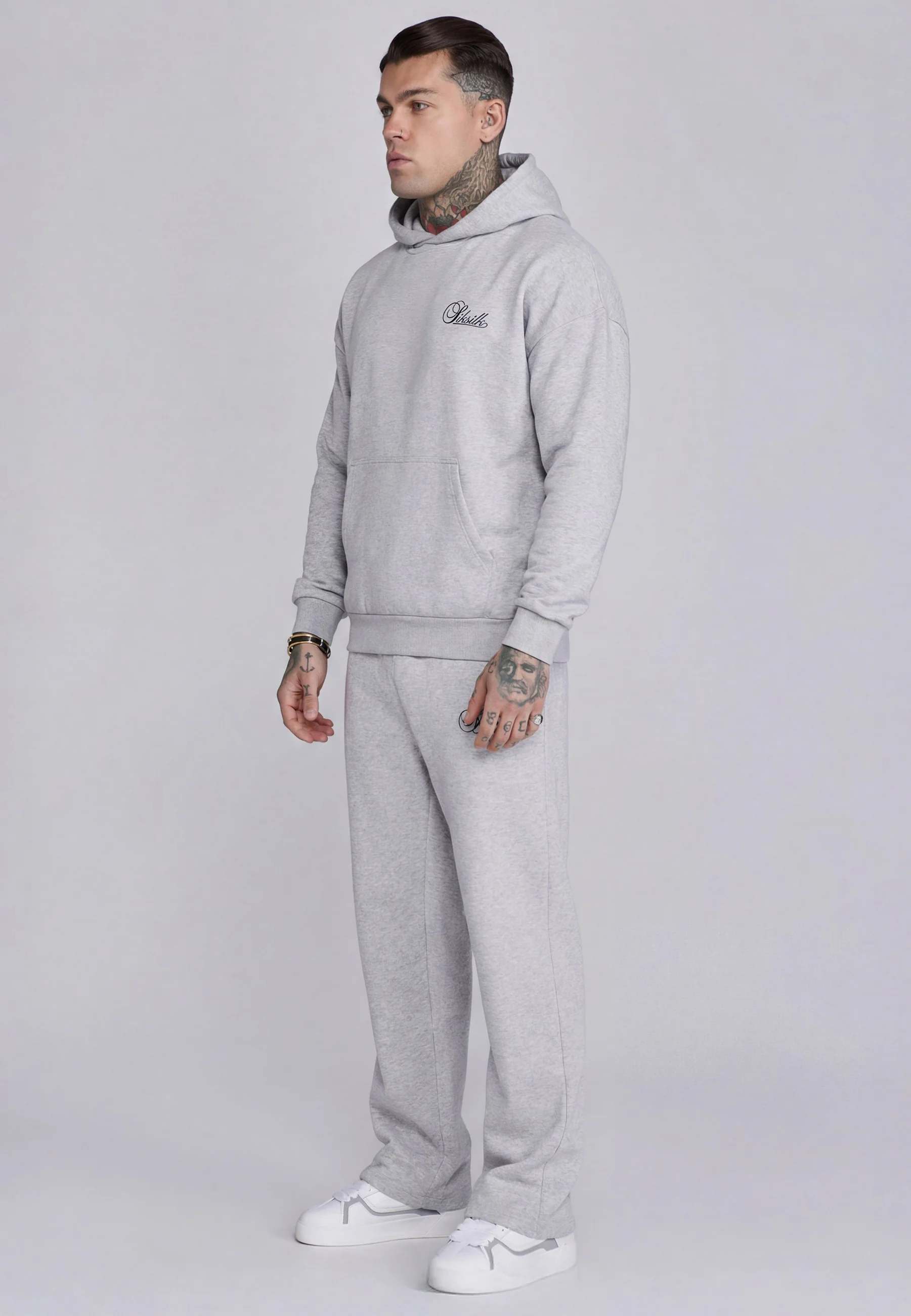 Grey Marl Hoodie and Joggers Set - Image 5