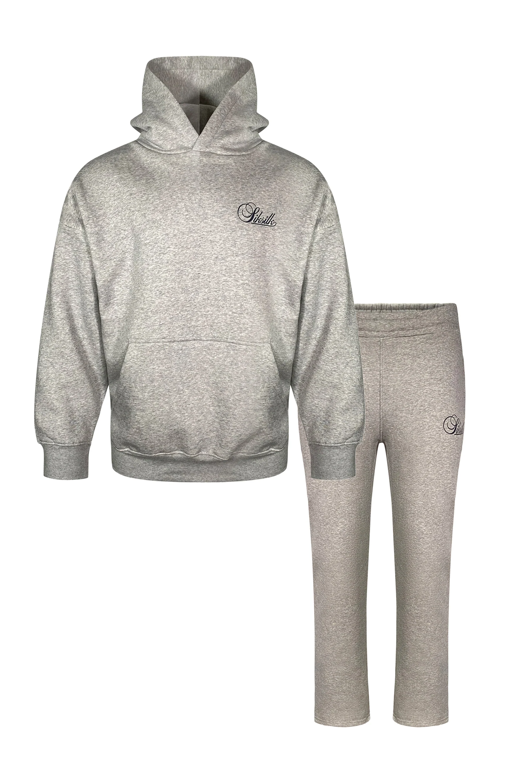 Grey Marl Hoodie and Joggers Set - Image 7