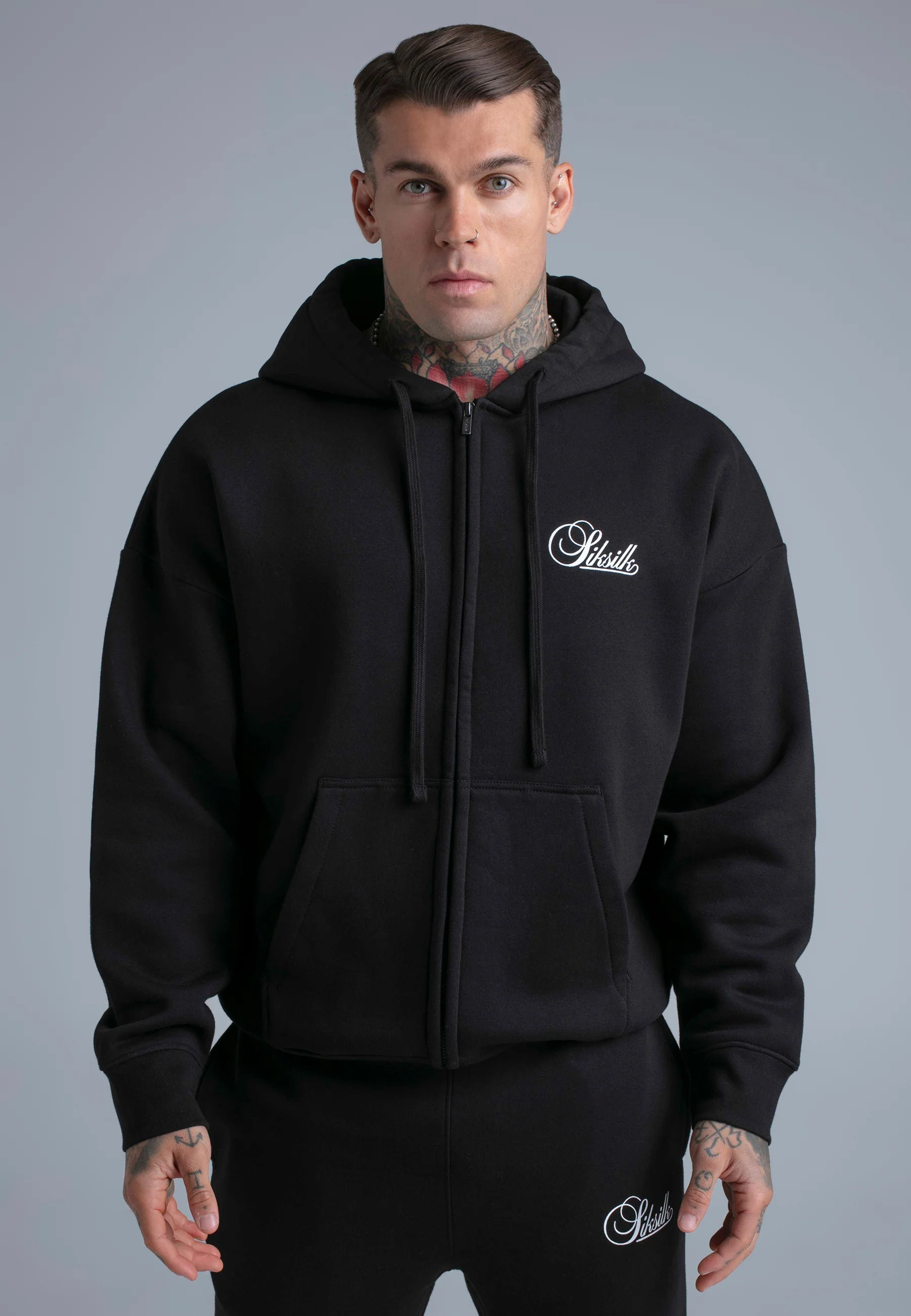 Black Hoodie and Joggers Set - Image 2