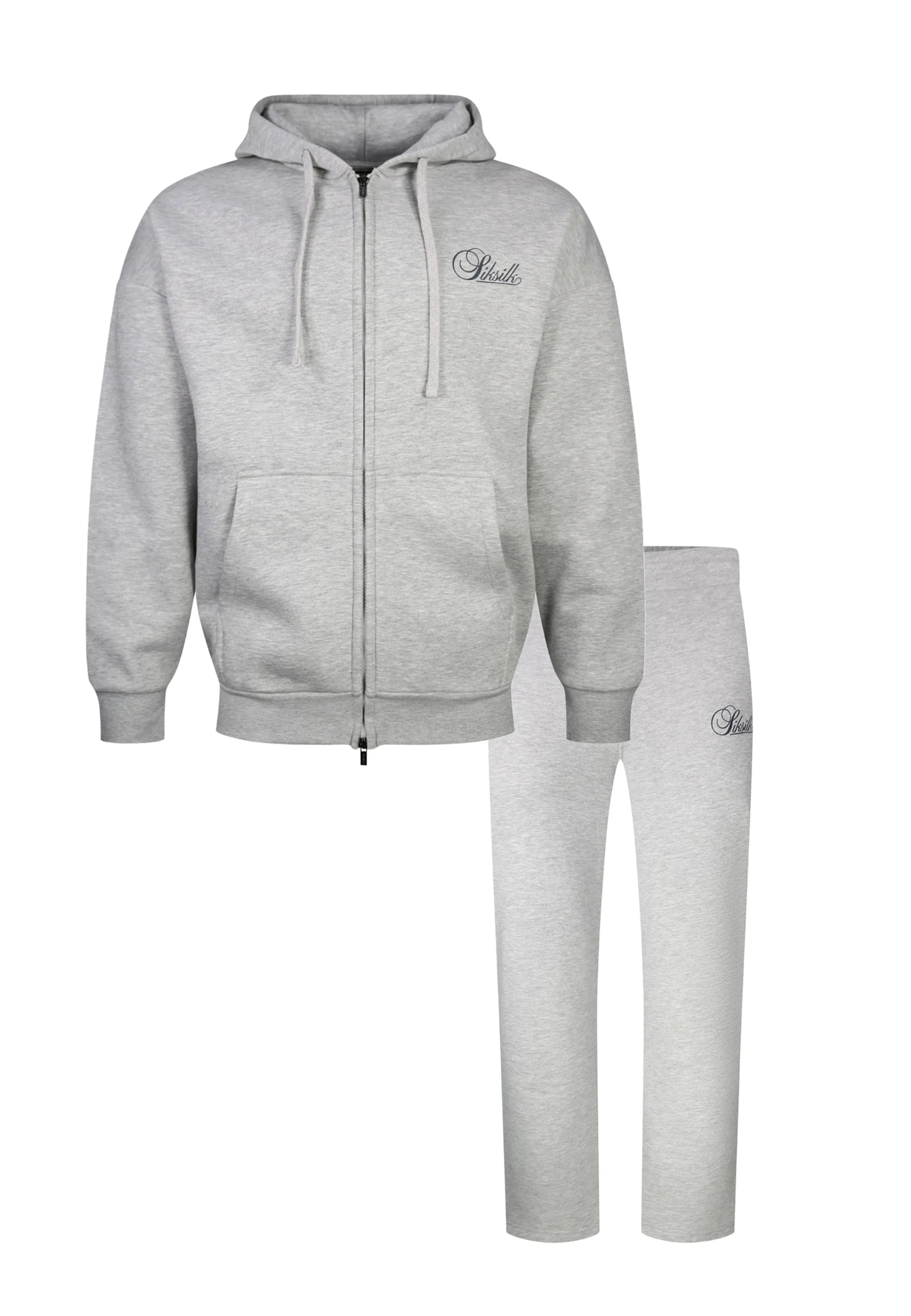 Grey Marl Hoodie and Joggers Set - Image 6
