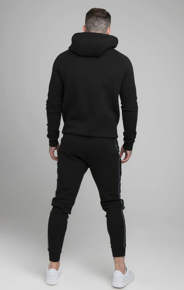 Black Impact Tape Overhead Hoodie - Image 5